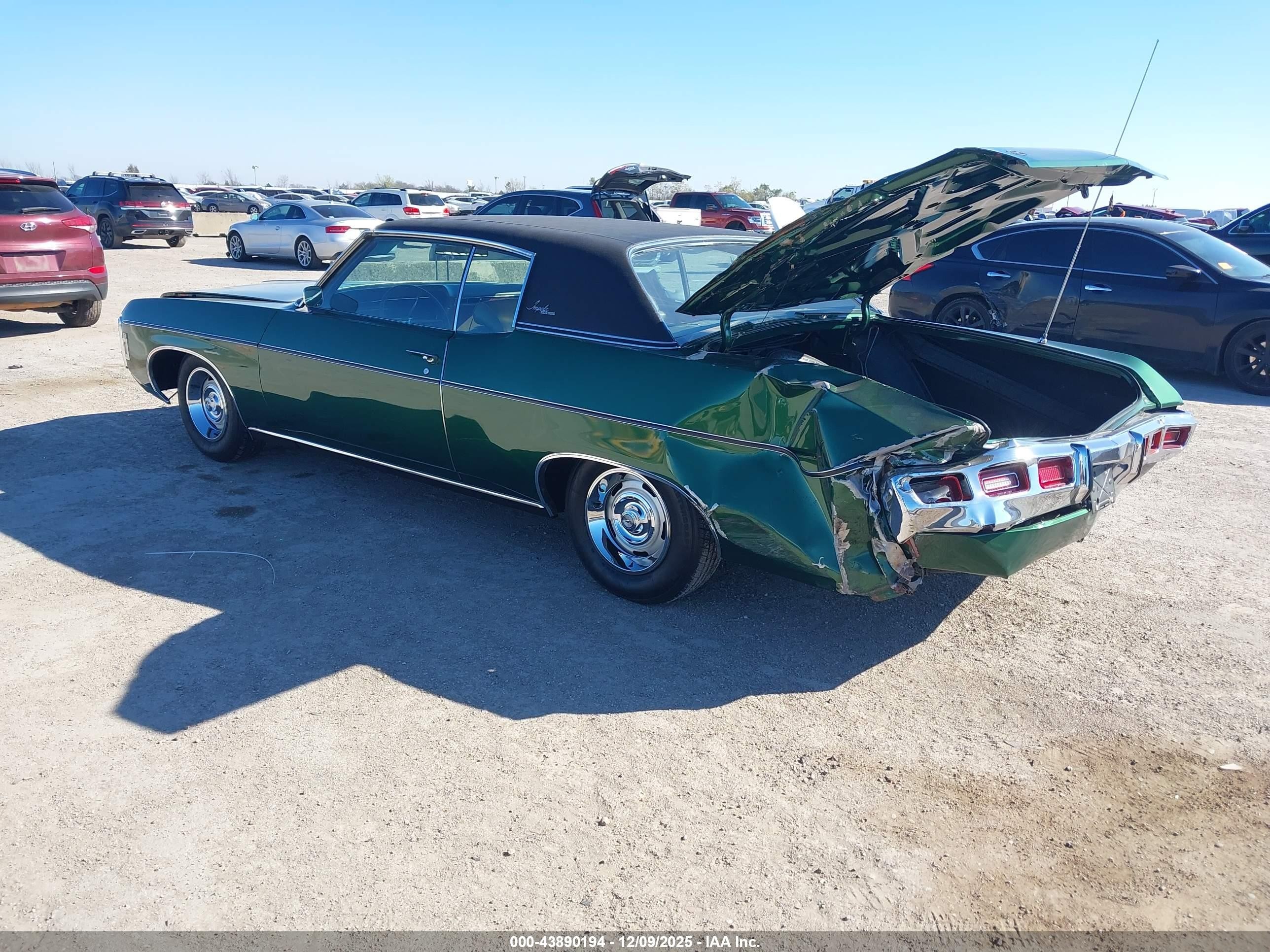 1969 Chevrolet Impala   Зеленый vin: 164479R011505    