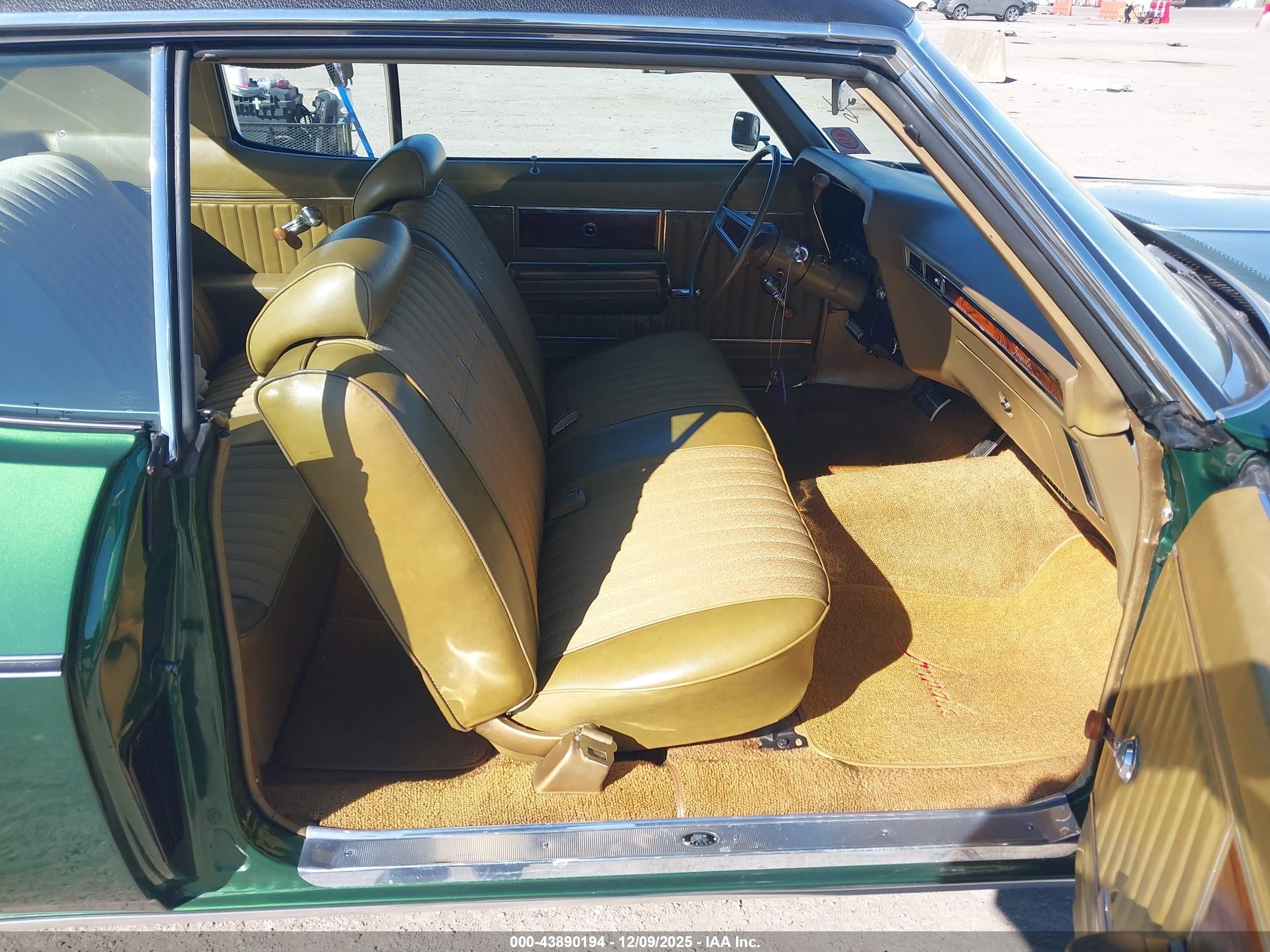 1969 Chevrolet Impala   Зеленый vin: 164479R011505    