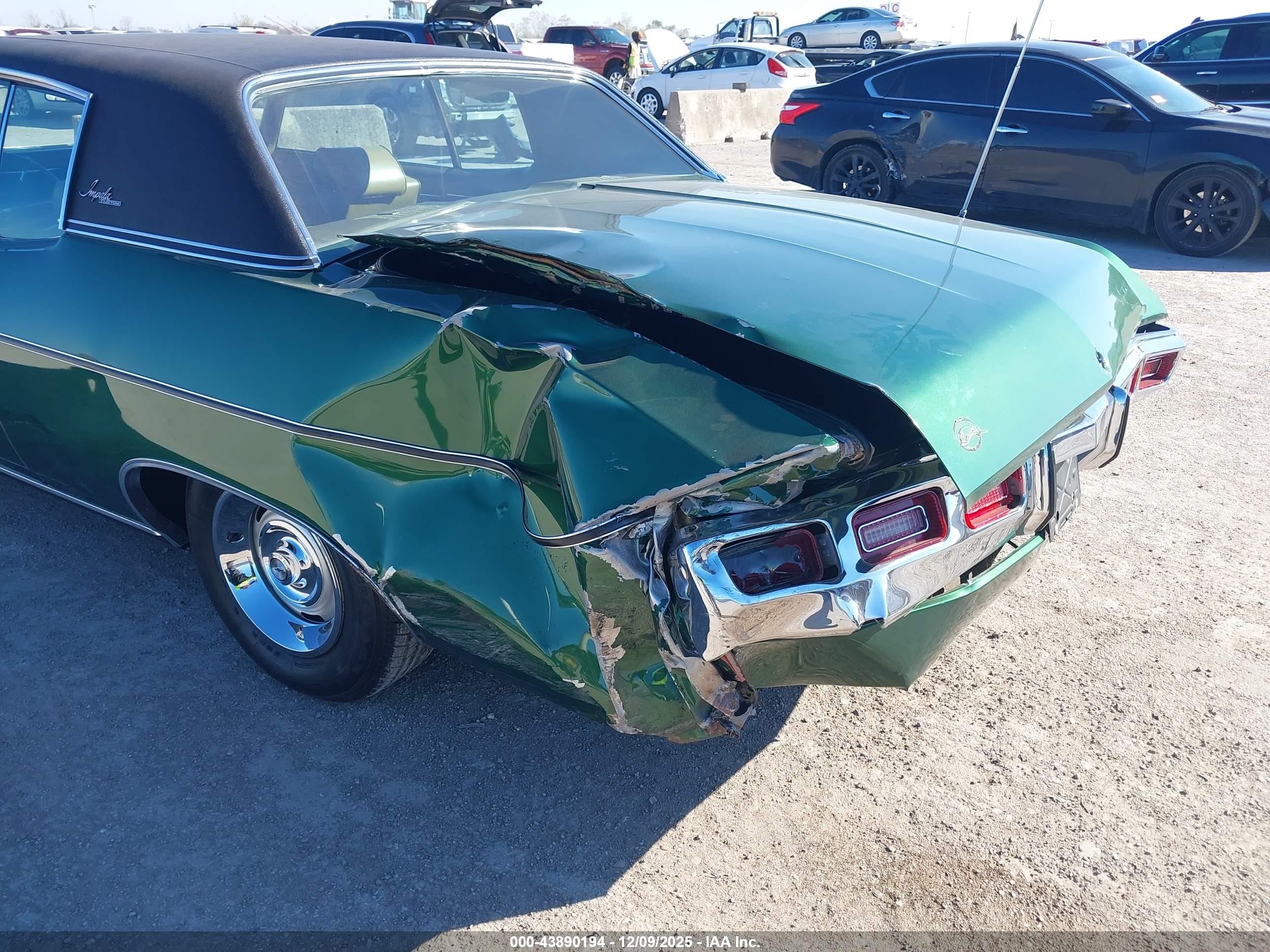 1969 Chevrolet Impala   Зеленый vin: 164479R011505    
