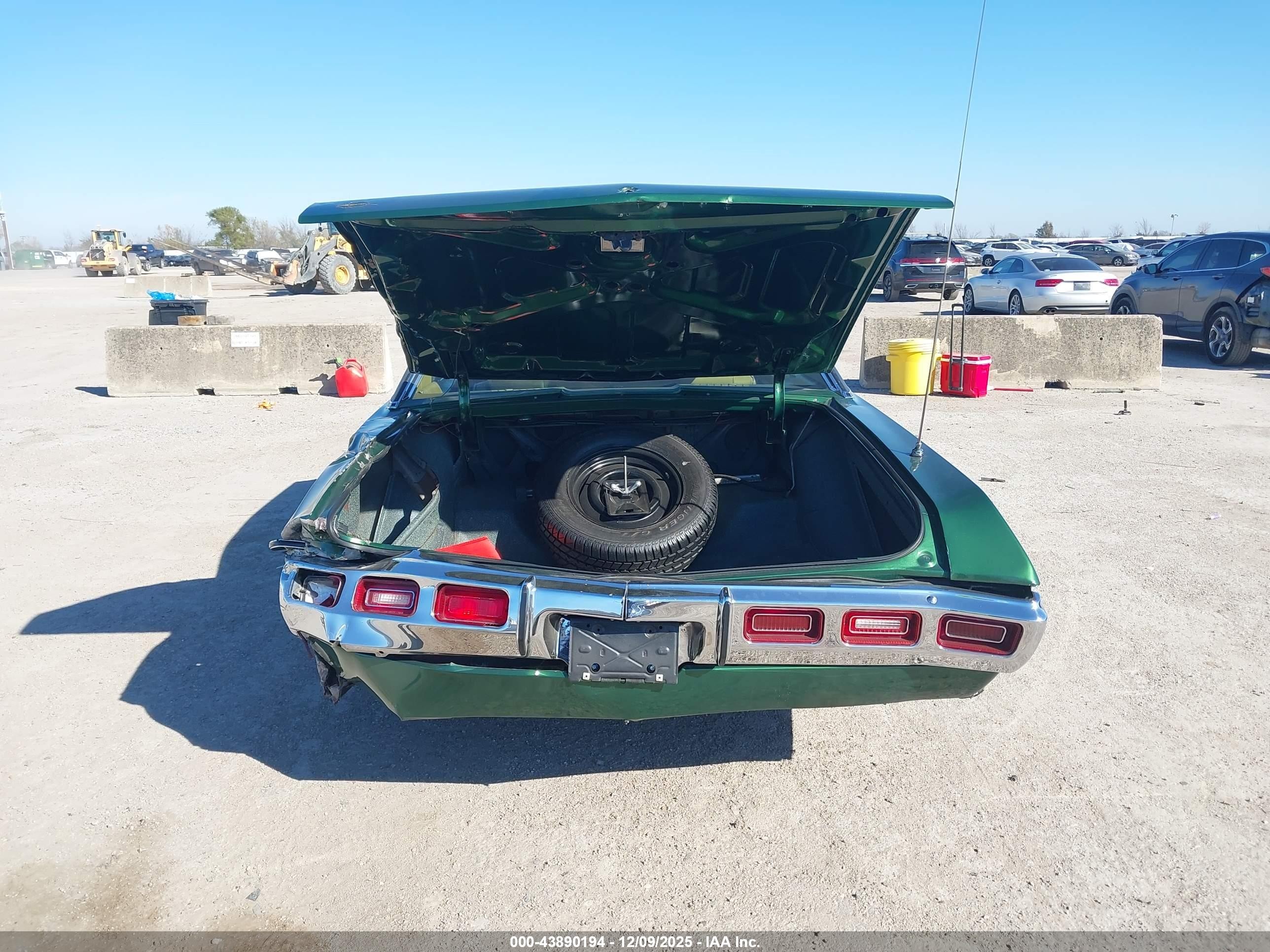 1969 Chevrolet Impala   Зеленый vin: 164479R011505    