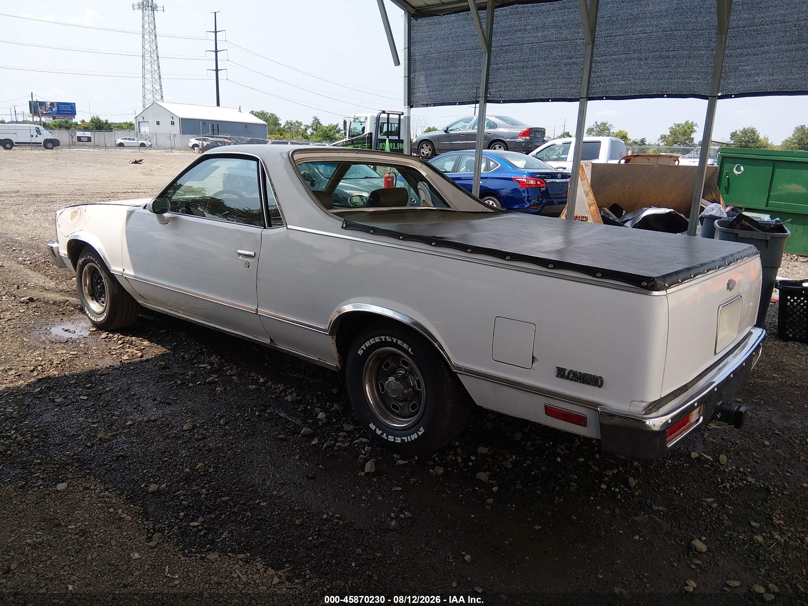 1980 Chev El Camino   White vin: 00001W80KAD426046