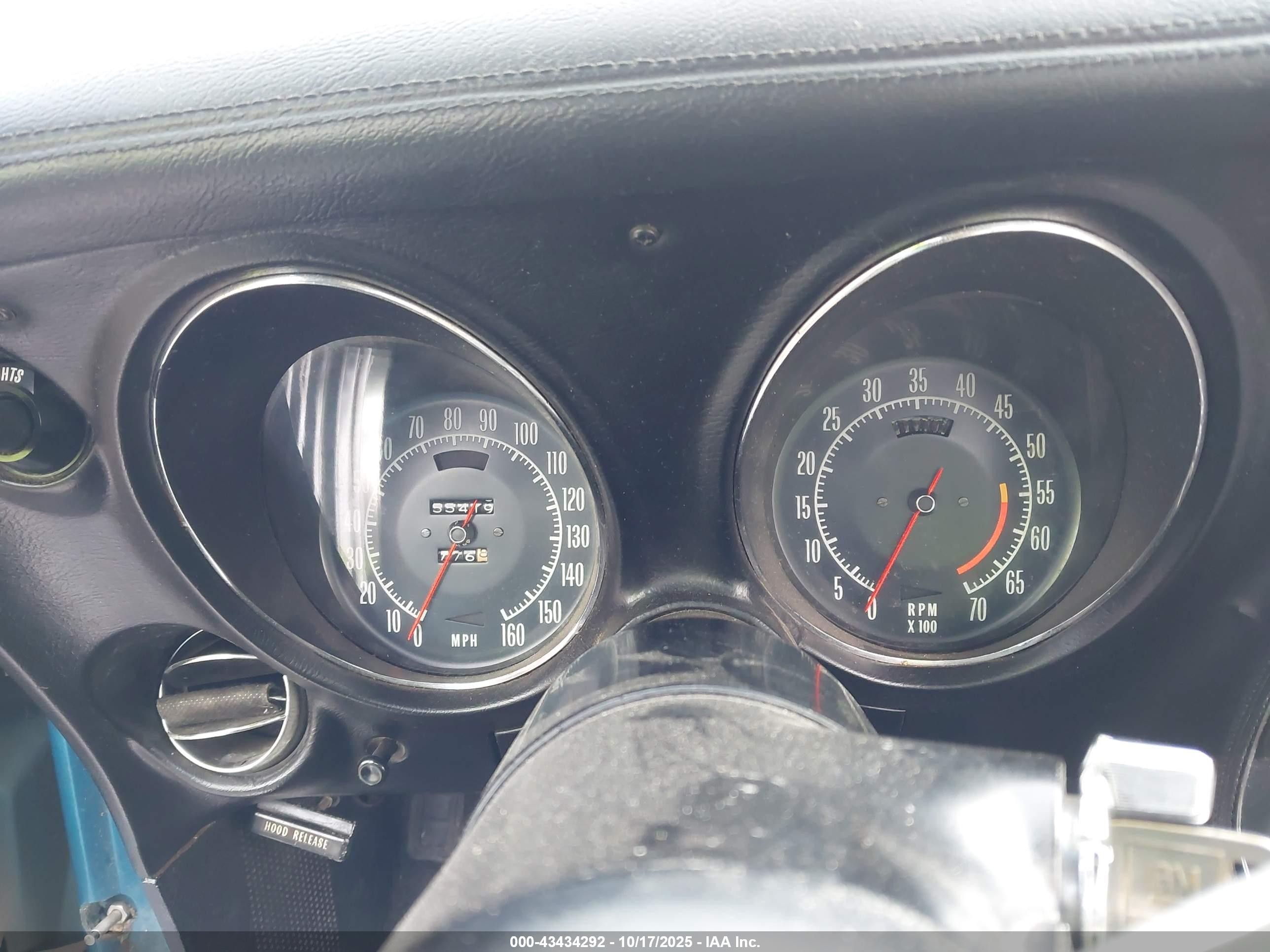 1972 Chevrolet Corvette   Blue vin: 00001Z37W2S525154