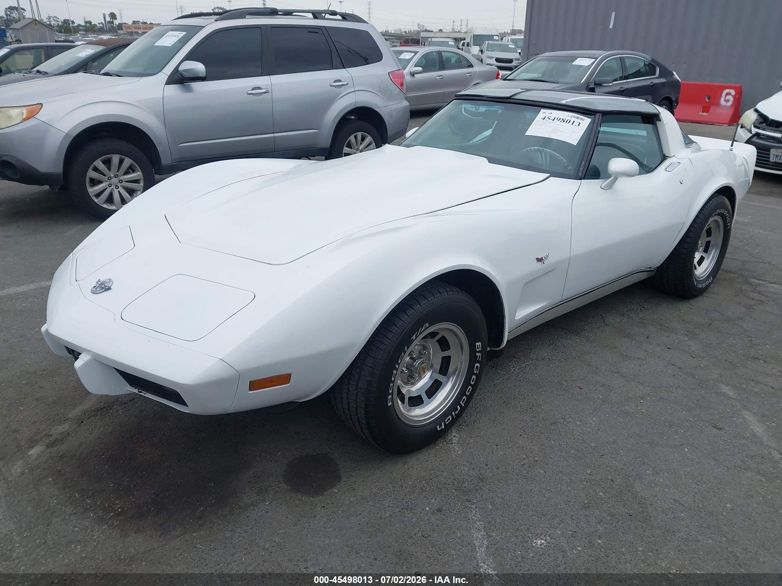 1978 Chevrolet Corvette   Белый vin: 00001Z87L8S402905
