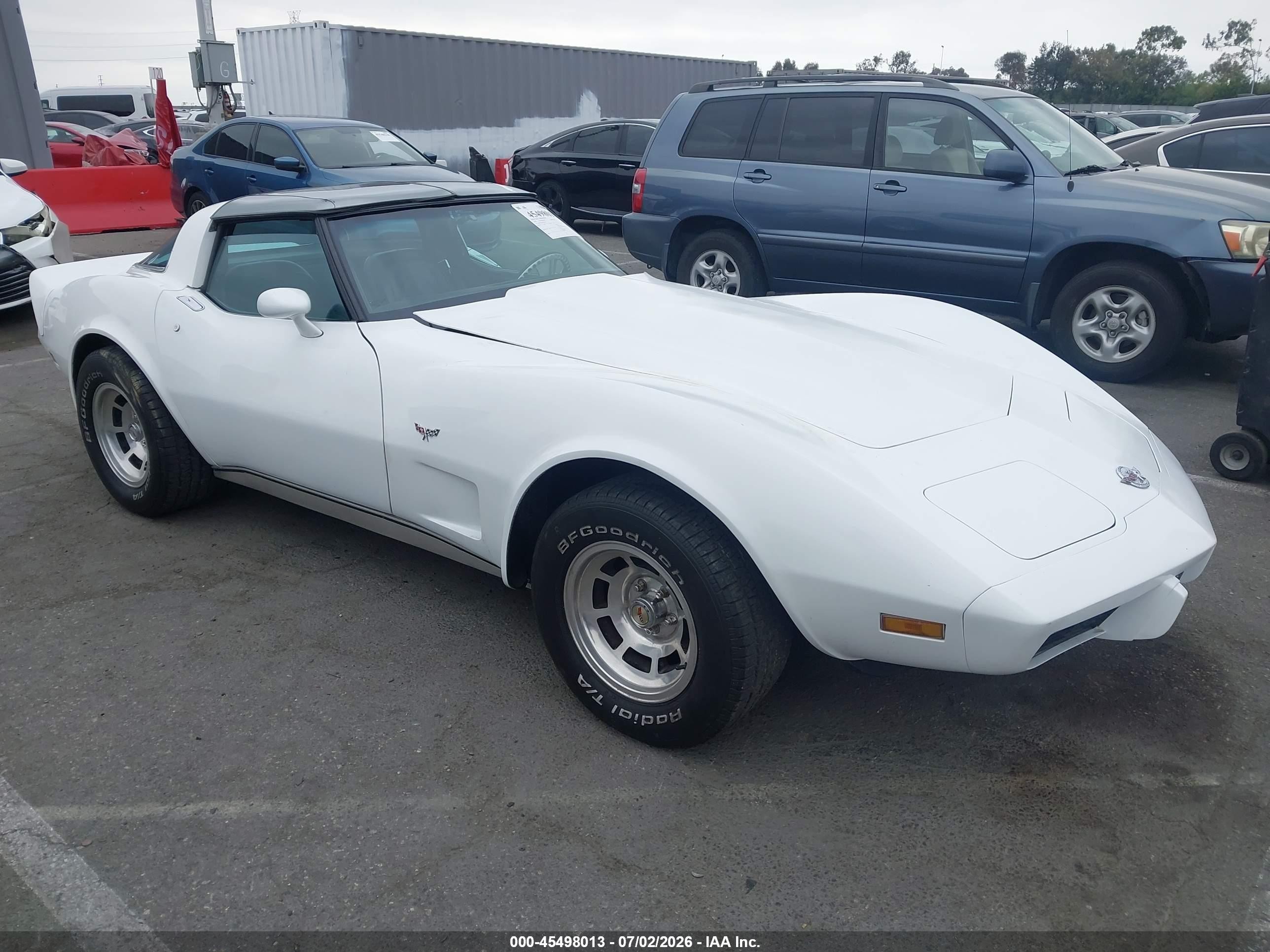 1978 Chevrolet Corvette   Белый vin: 00001Z87L8S402905