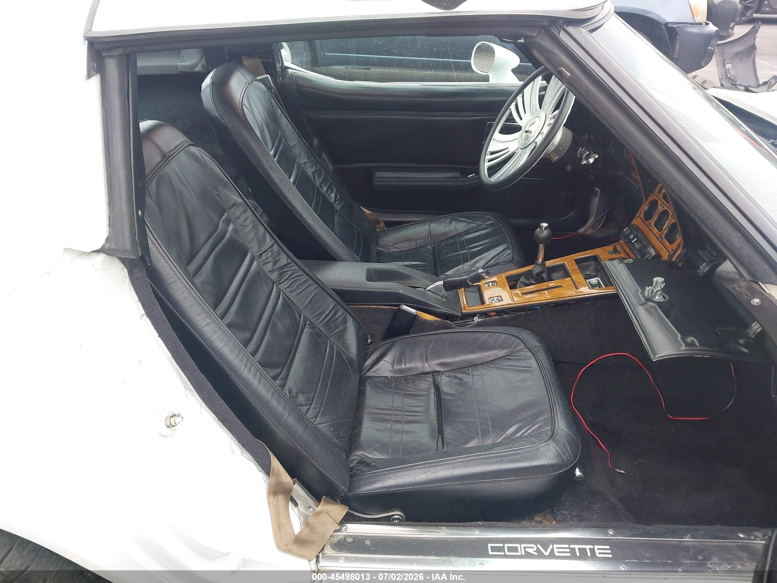 1978 Chevrolet Corvette   Белый vin: 00001Z87L8S402905