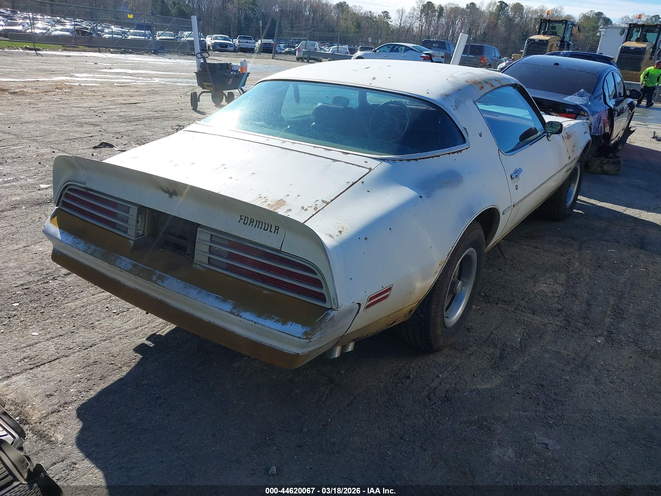 1978 Pontiac Firebird   White vin: 00002U87Z8N146985