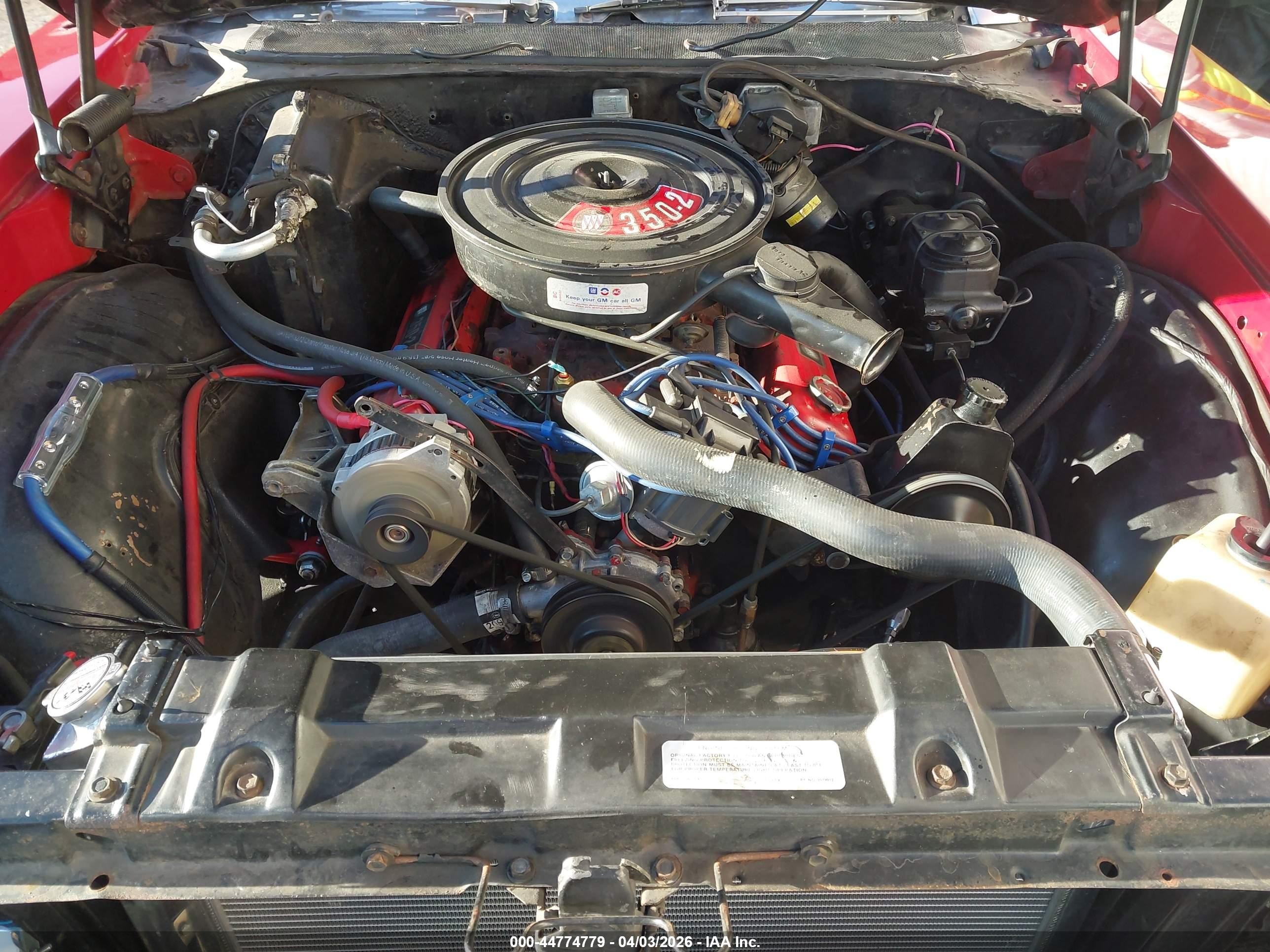 1969 Buick Skylark   Red vin: 0000444679Y228453