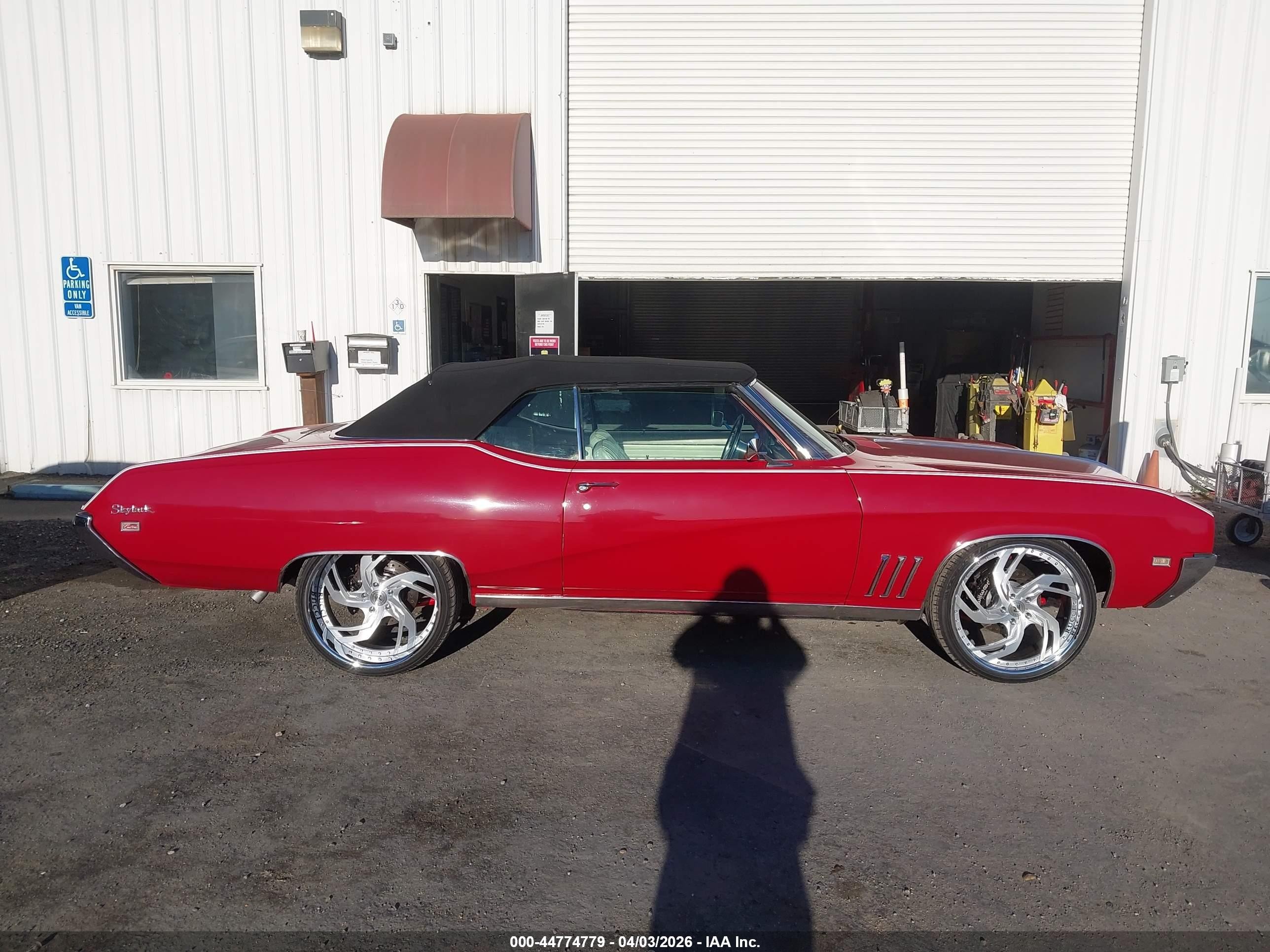 1969 Buick Skylark   Red vin: 0000444679Y228453