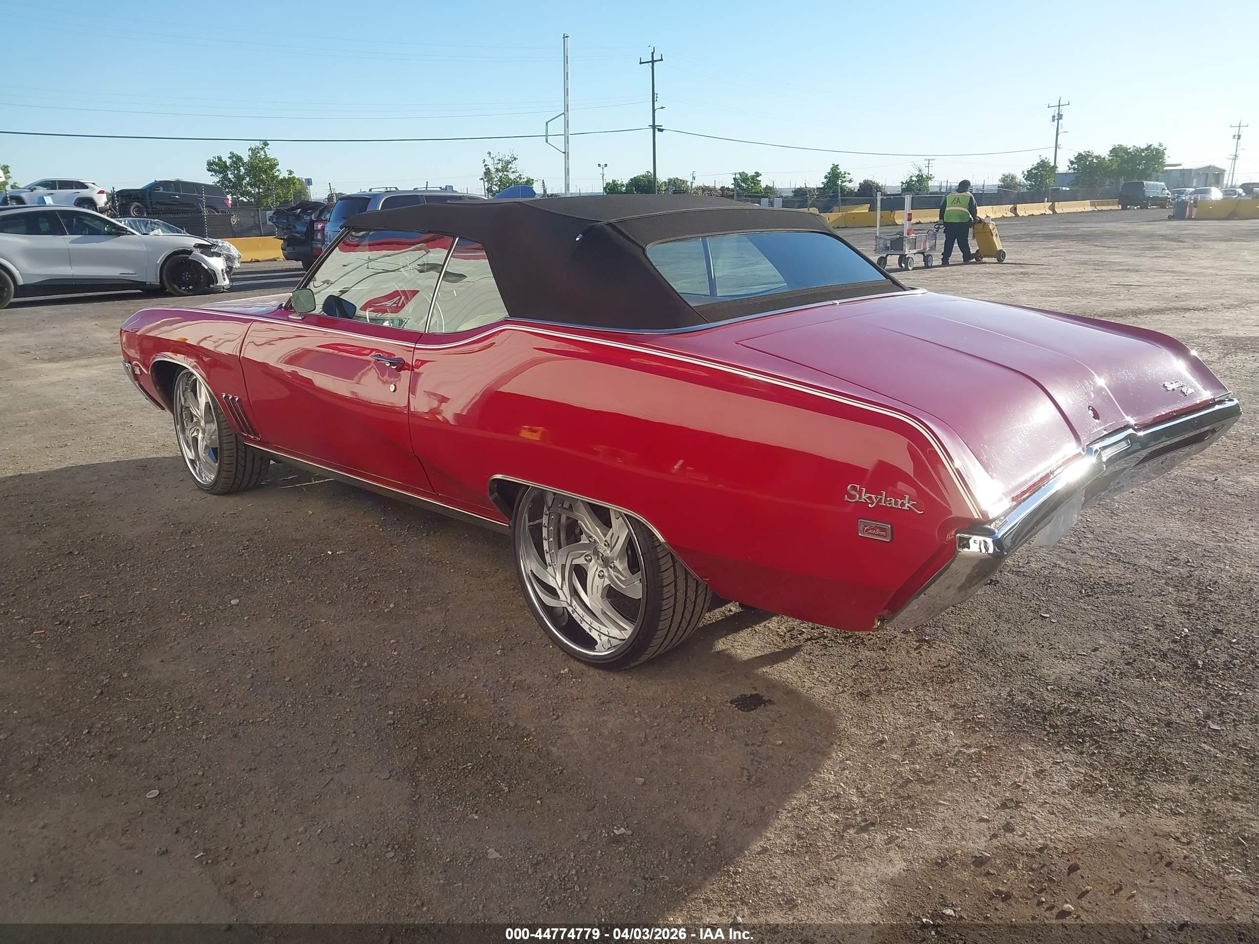 1969 Buick Skylark   Red vin: 0000444679Y228453