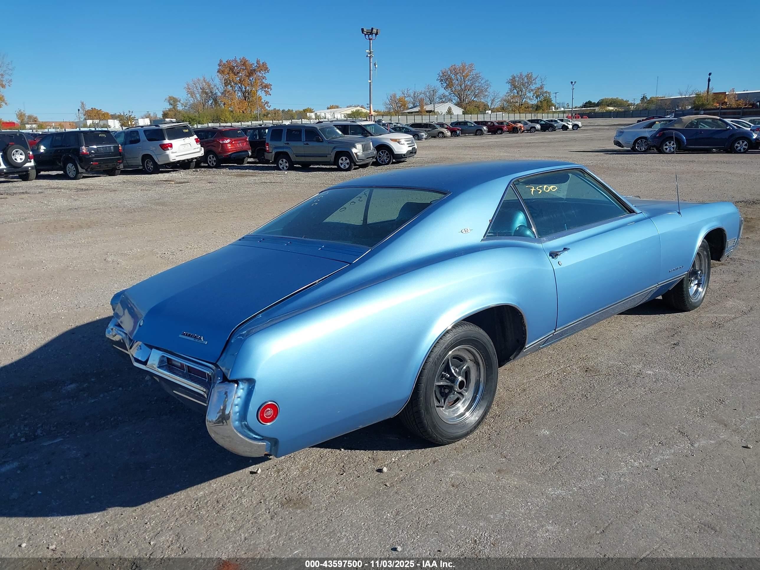 1969 Buick Riviera   Light Blue vin: 0000494879H919909