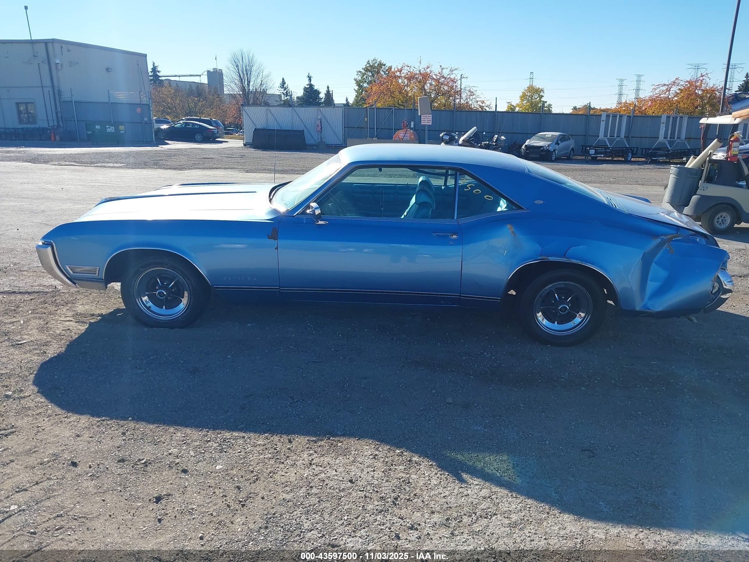 1969 Buick Riviera   Light Blue vin: 0000494879H919909