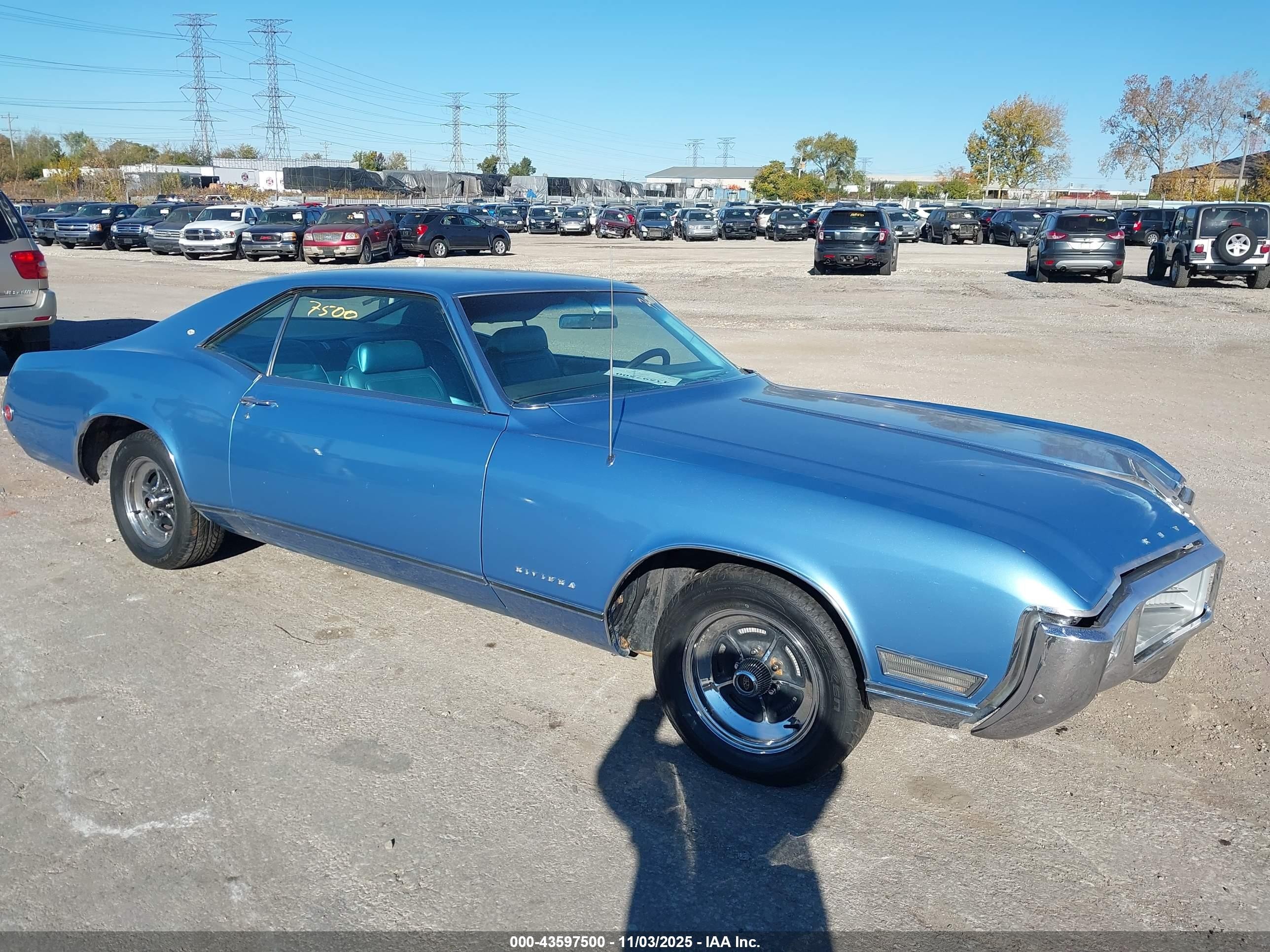 1969 Buick Riviera   Light Blue vin: 0000494879H919909