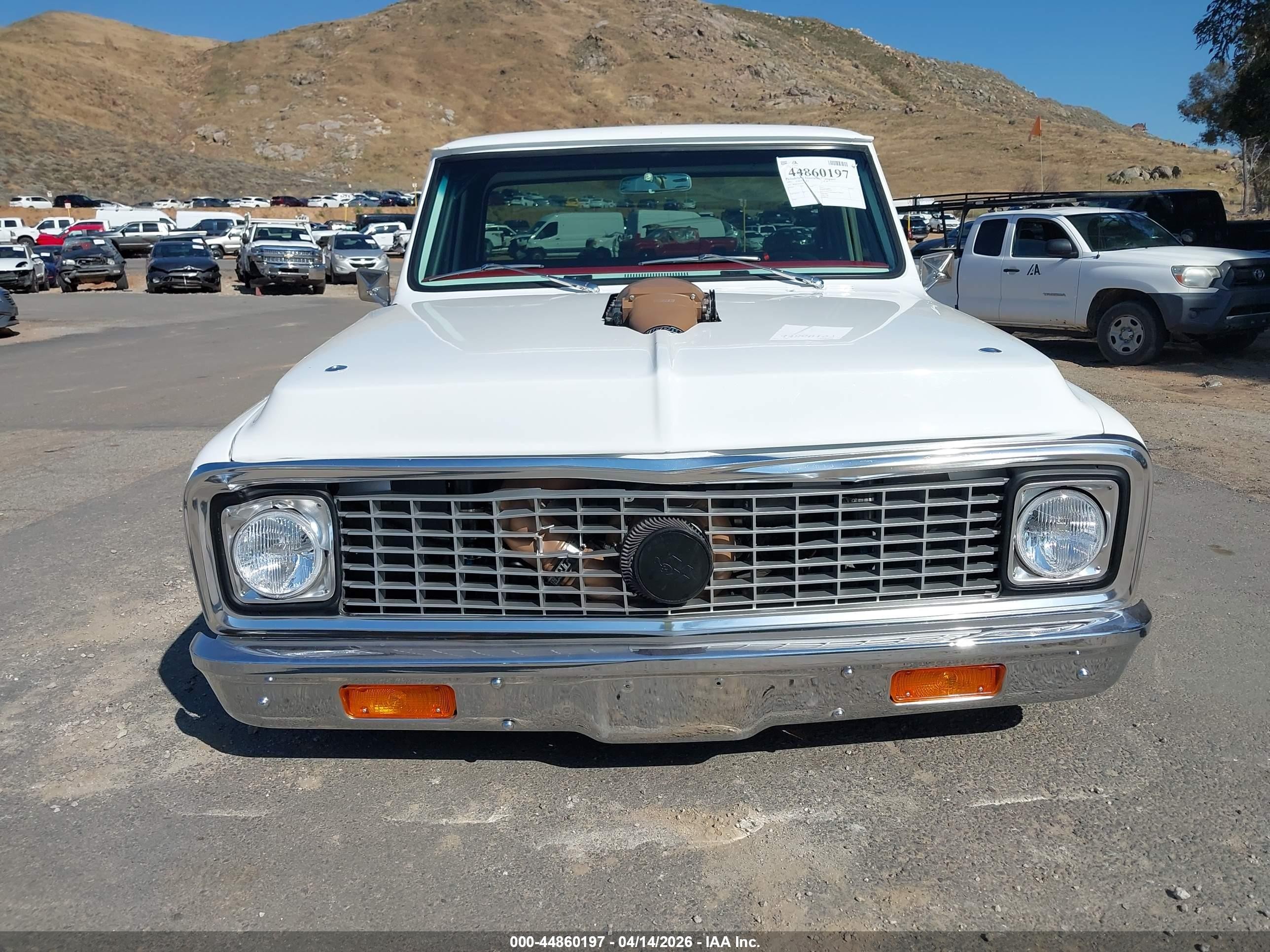 1972 Chevrolet C10 White vin: 0000CCE142B110584