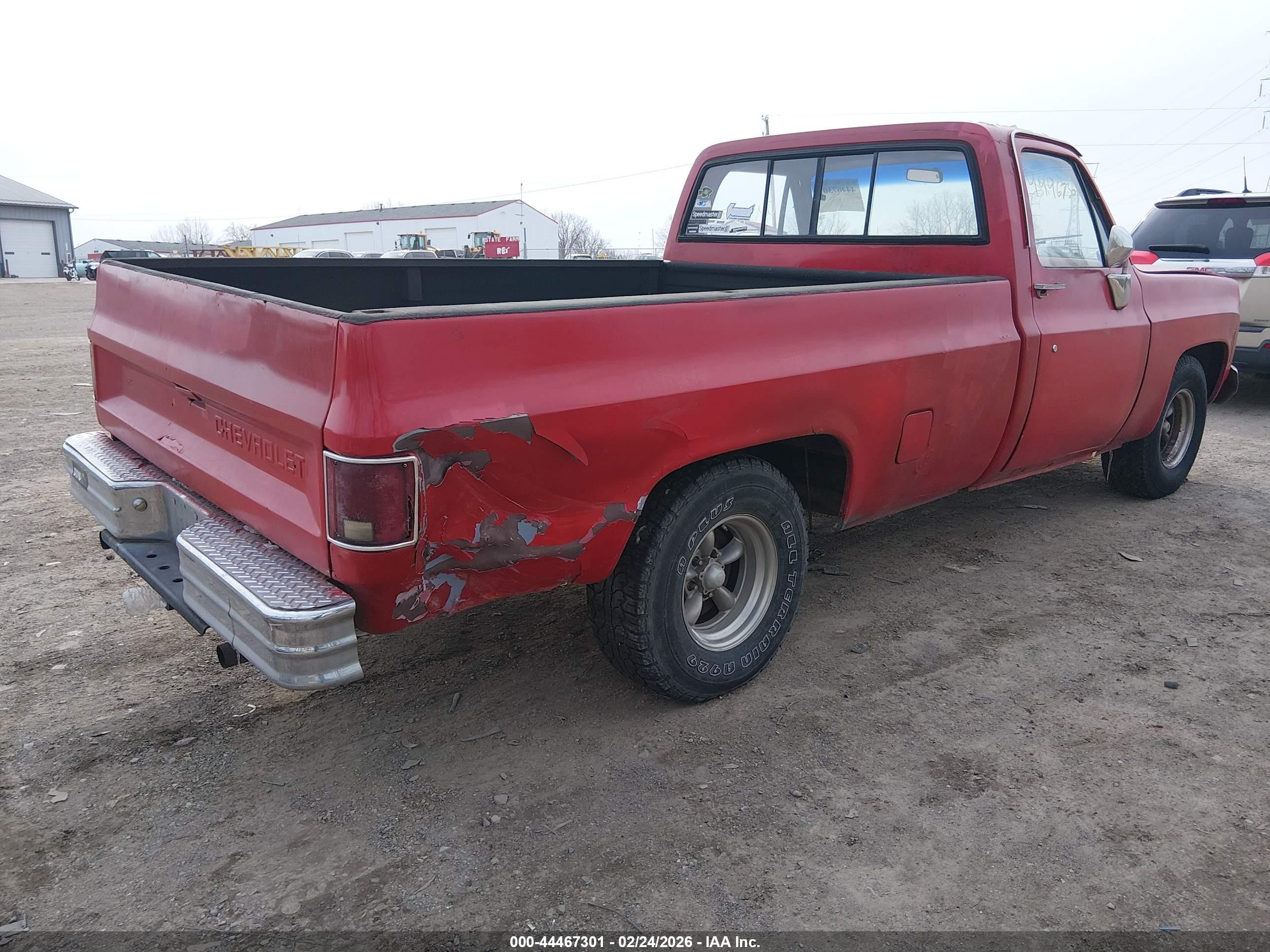 1977 Chevrolet C10   Red vin: 0000CCL147F364436