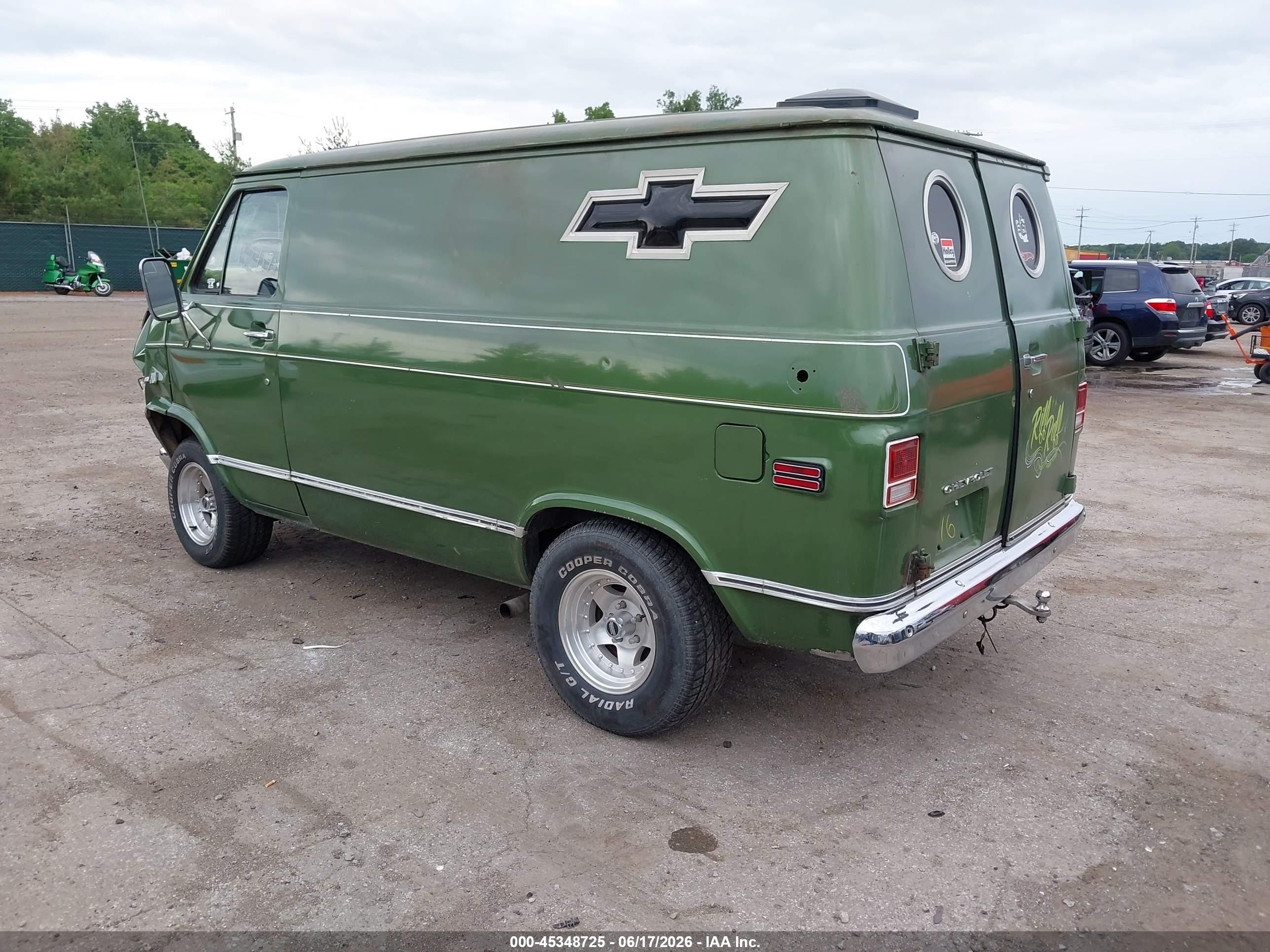 1976 Chevrolet G10 Green vin: 0000CGL156U110395