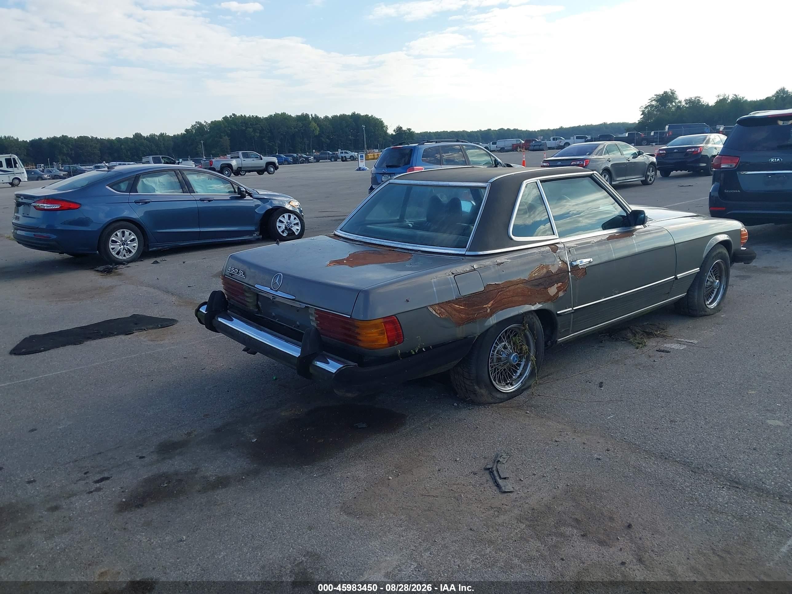 1975 Mercedes-benz 450 Gray vin: 00010704412027191