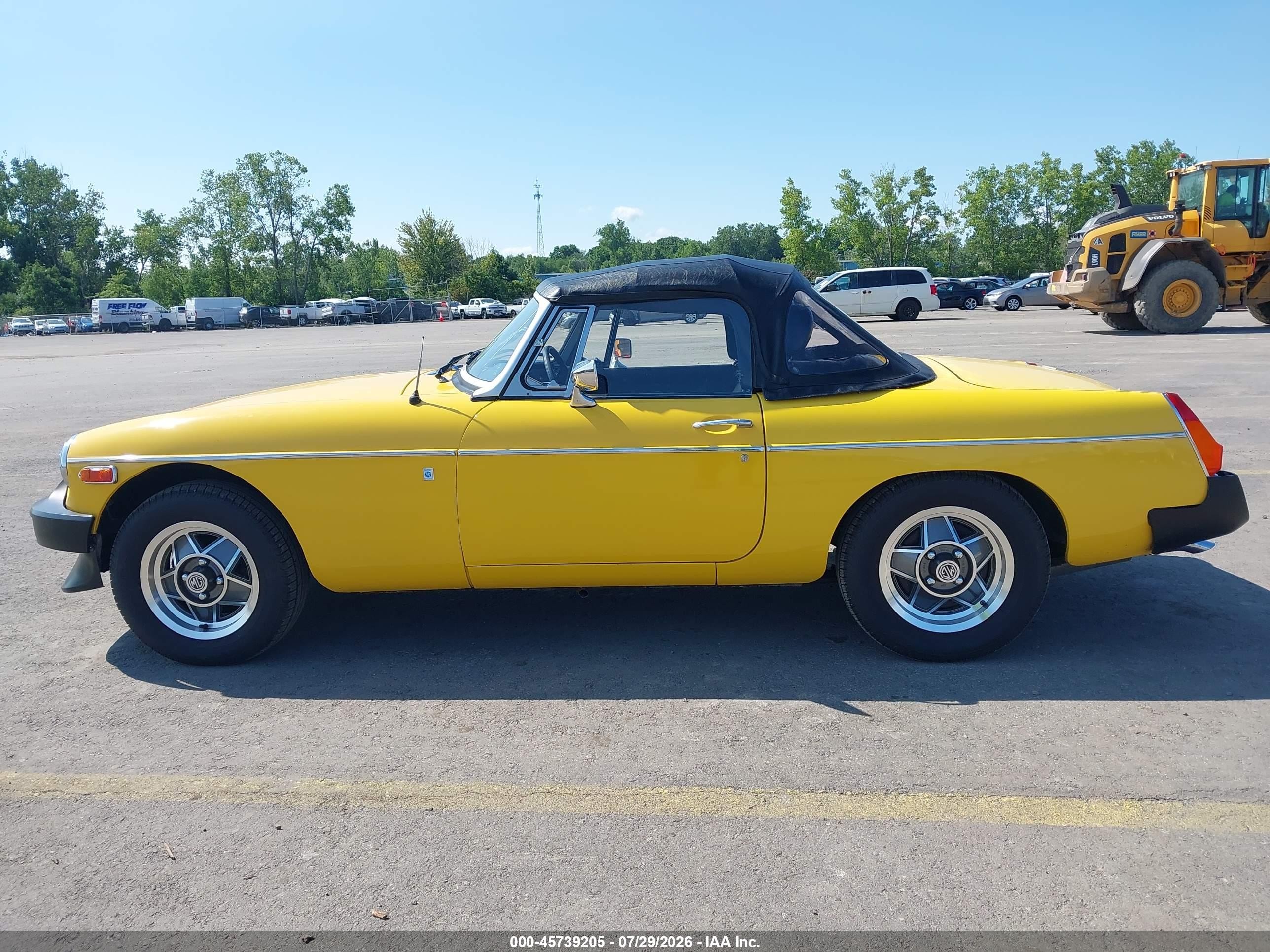 1980 Mg Mgb   Yellow vin: 000GVVDJ2AG514791