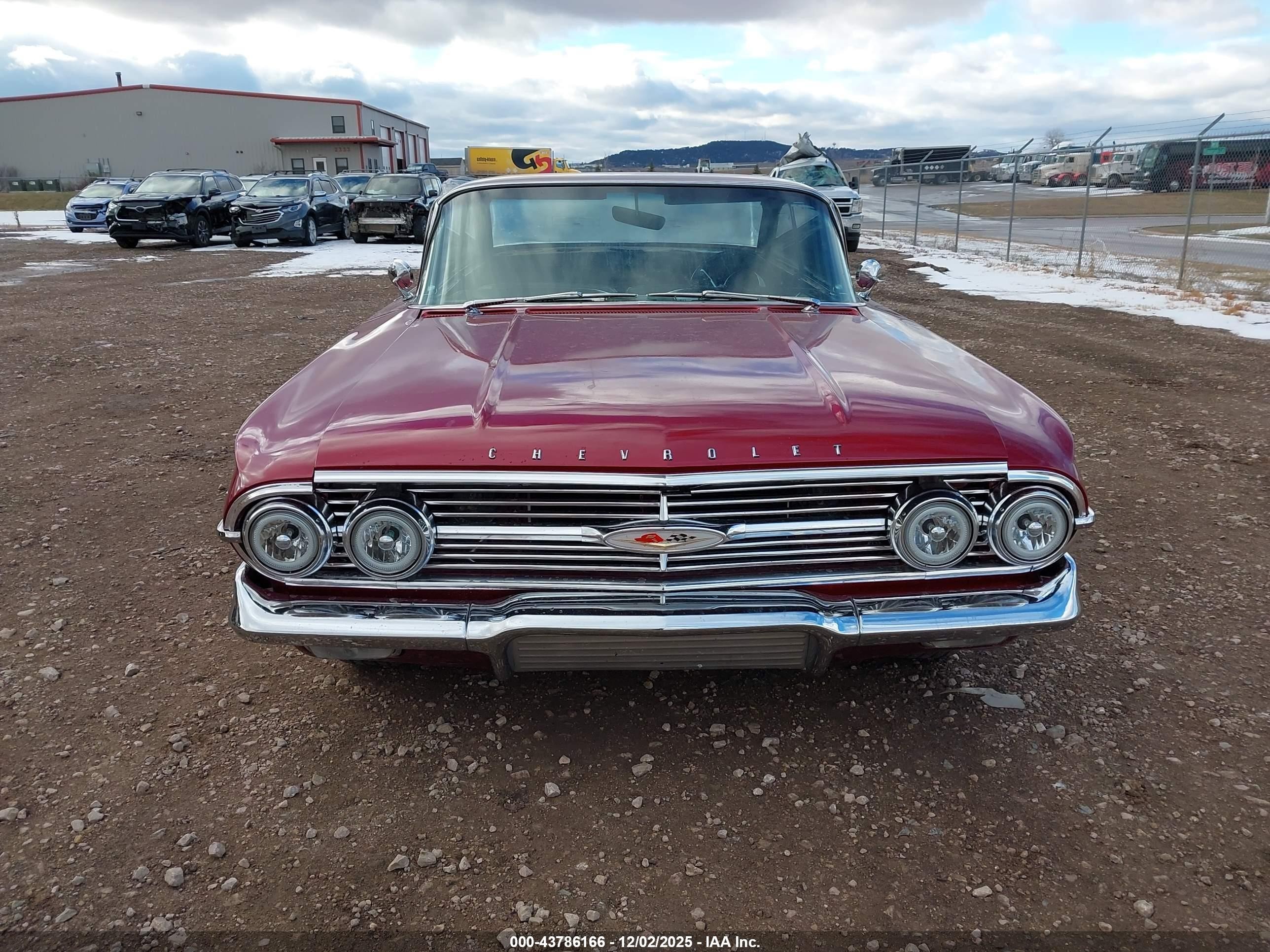 1960 Chevrolet Impala   Бордовый vin: 01837S199991     