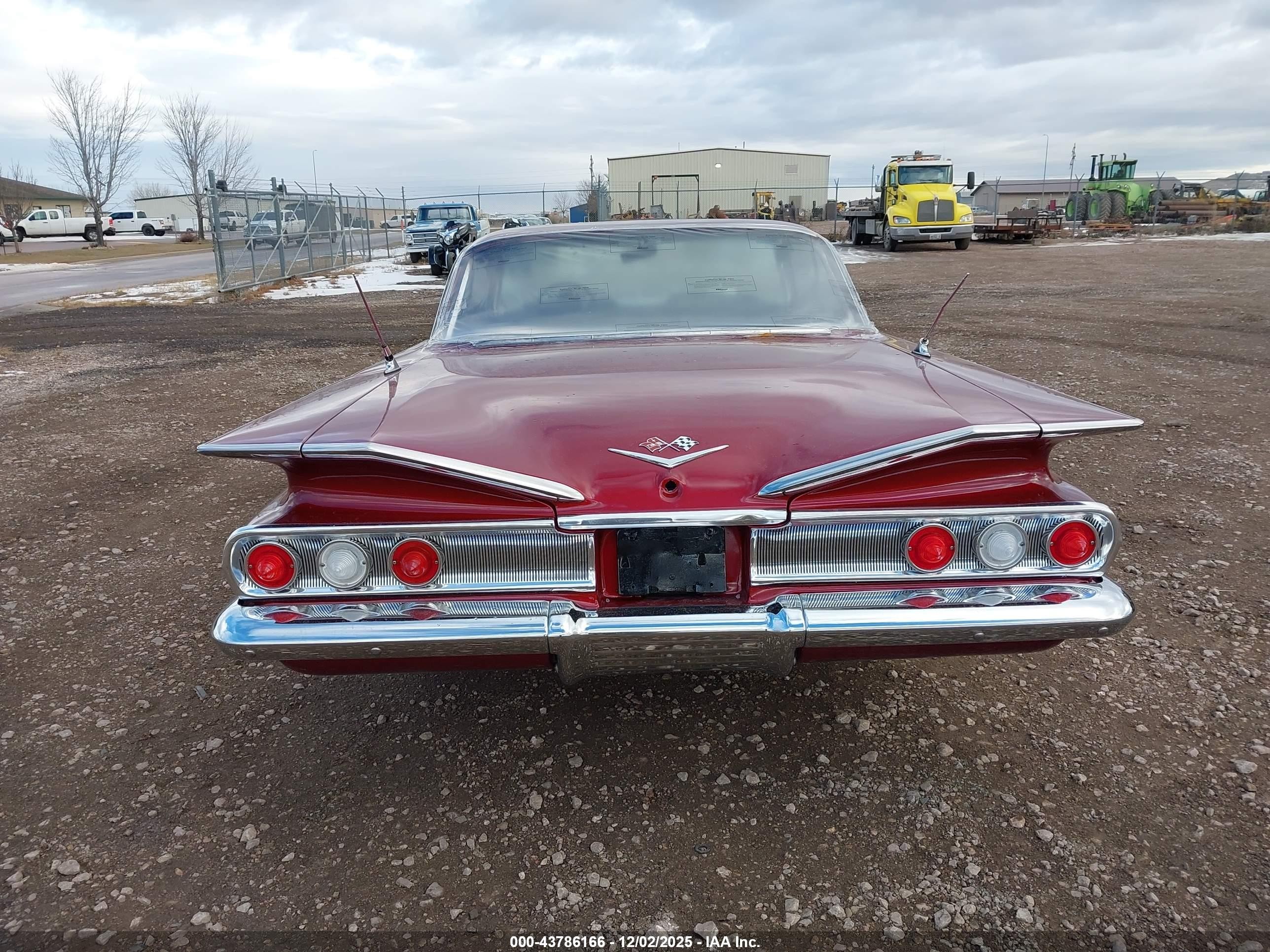 1960 Chevrolet Impala   Бордовый vin: 01837S199991     