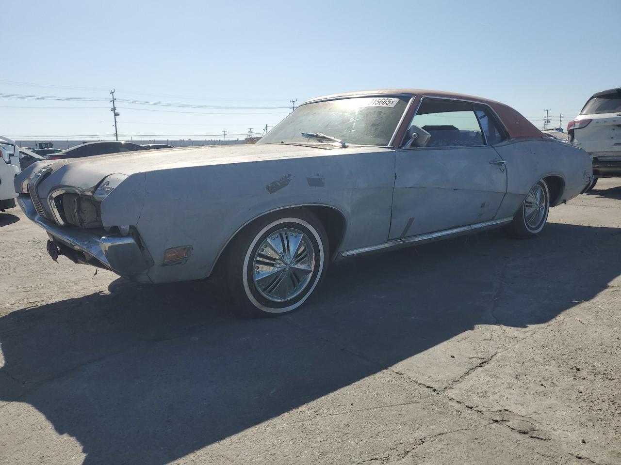1970 Mercury Cougar Серый vin: 0F91H568503