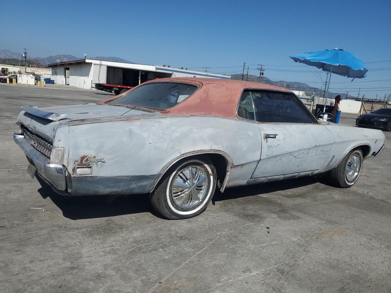 1970 Mercury Cougar Серый vin: 0F91H568503