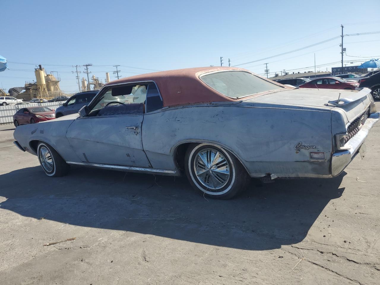 1970 Mercury Cougar Серый vin: 0F91H568503