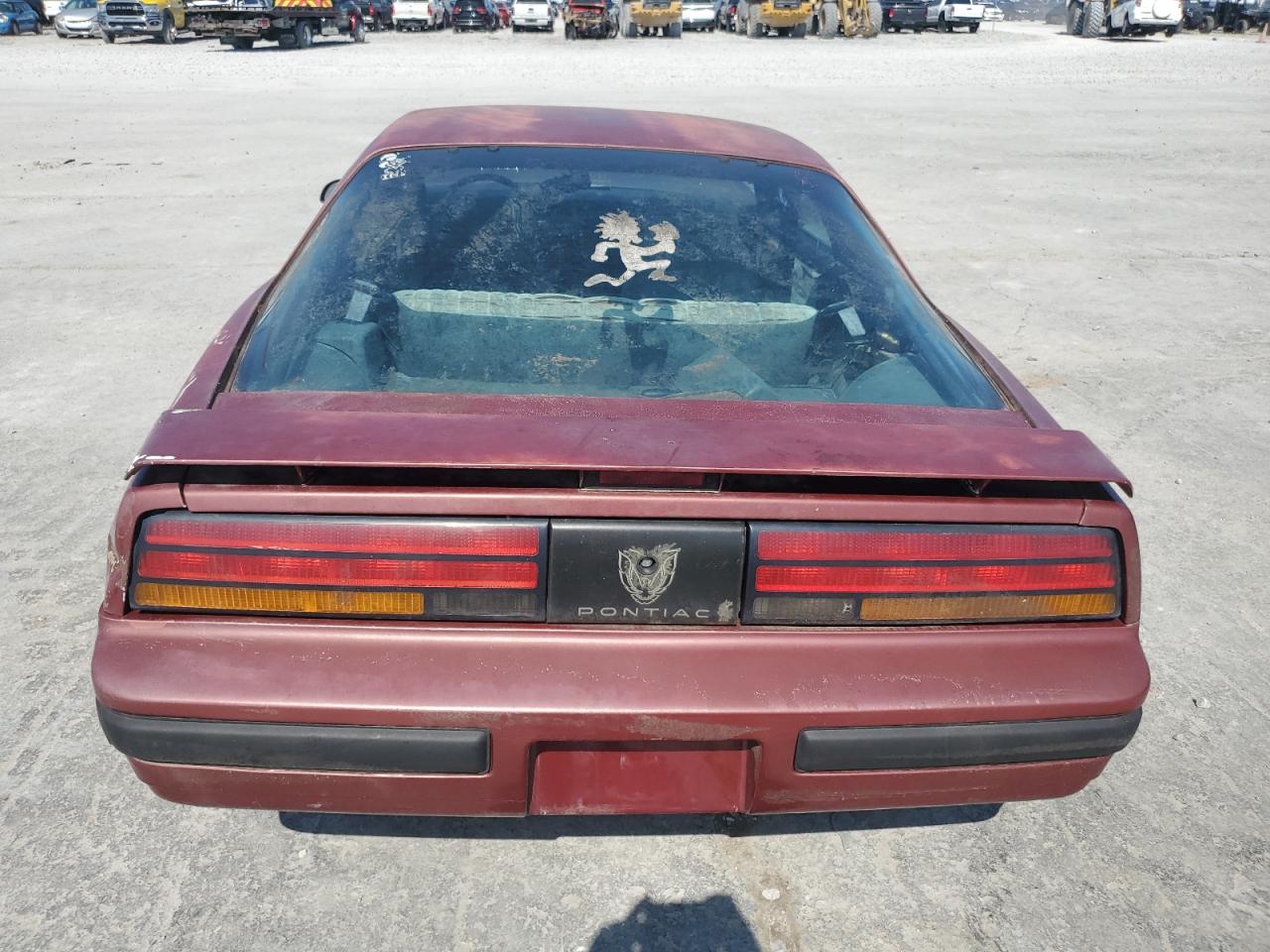 1989 Pontiac Firebird Maroon vin: 0K0980680704