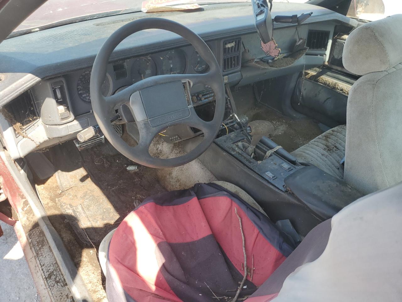 1989 Pontiac Firebird Maroon vin: 0K0980680704