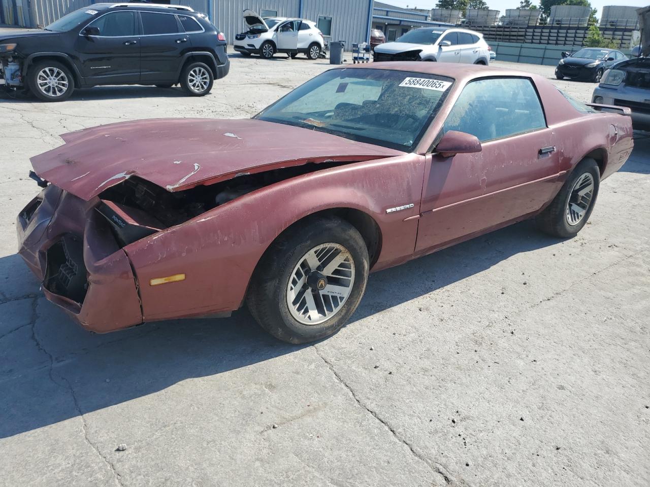 1989 Pontiac Firebird Maroon vin: 0K0980680704