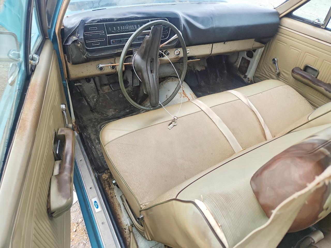 1970 Ford Falcon Blue vin: 0K10T222184
