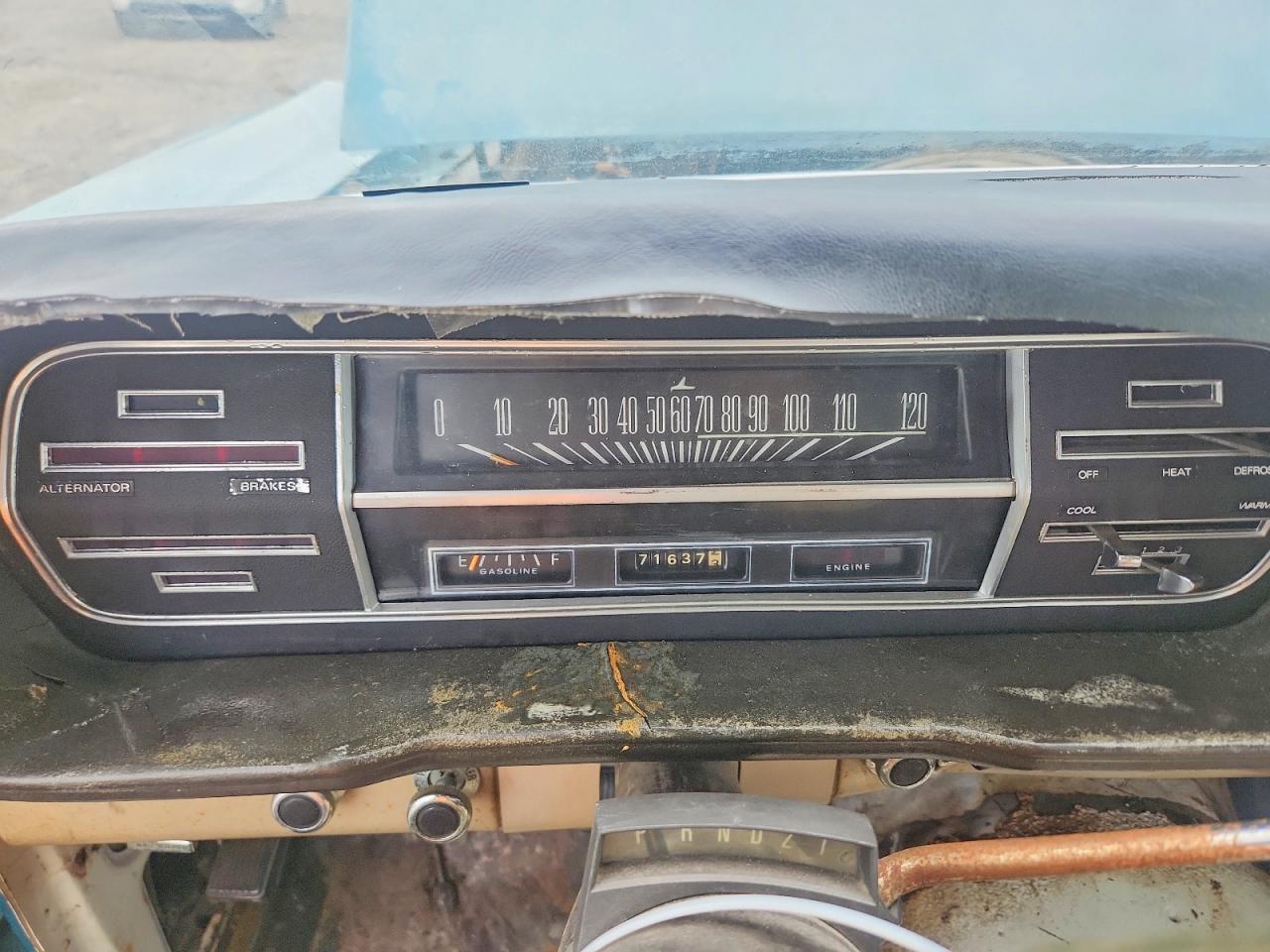1970 Ford Falcon Blue vin: 0K10T222184