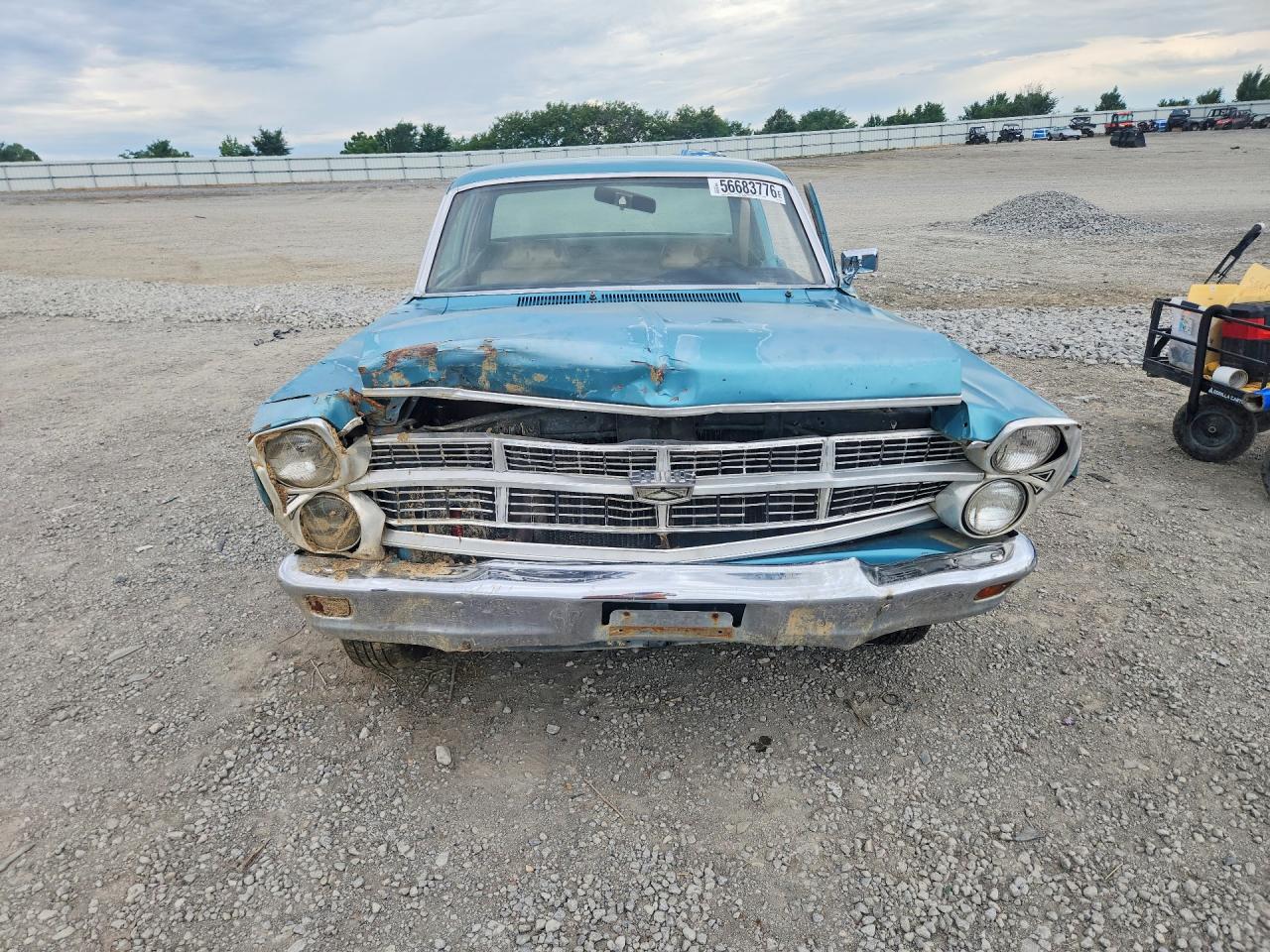 1970 Ford Falcon Blue vin: 0K10T222184
