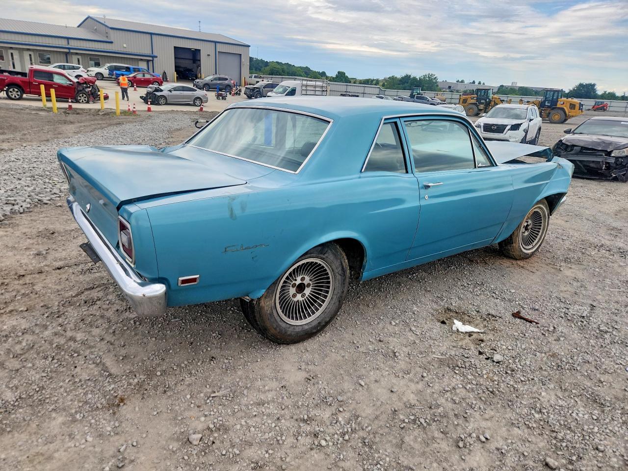 1970 Ford Falcon Blue vin: 0K10T222184