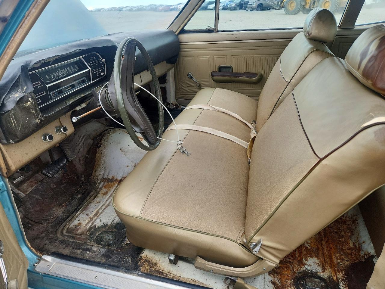 1970 Ford Falcon Blue vin: 0K10T222184