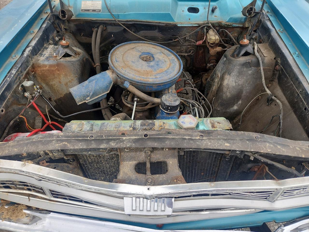1970 Ford Falcon Blue vin: 0K10T222184