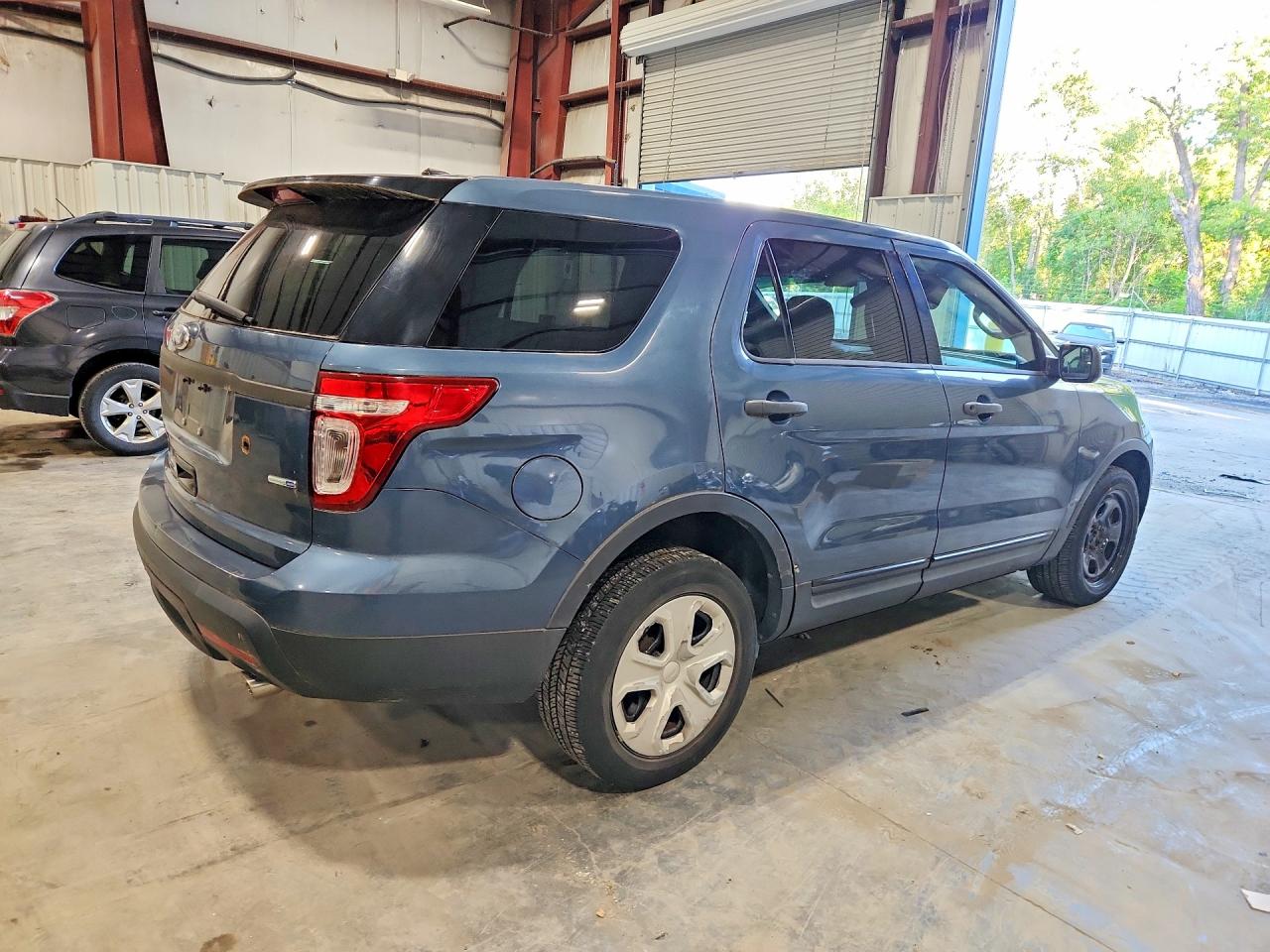 2013 Ford Explorer Police Interceptor Синий vin: 1FM5K8AR4DGC87850