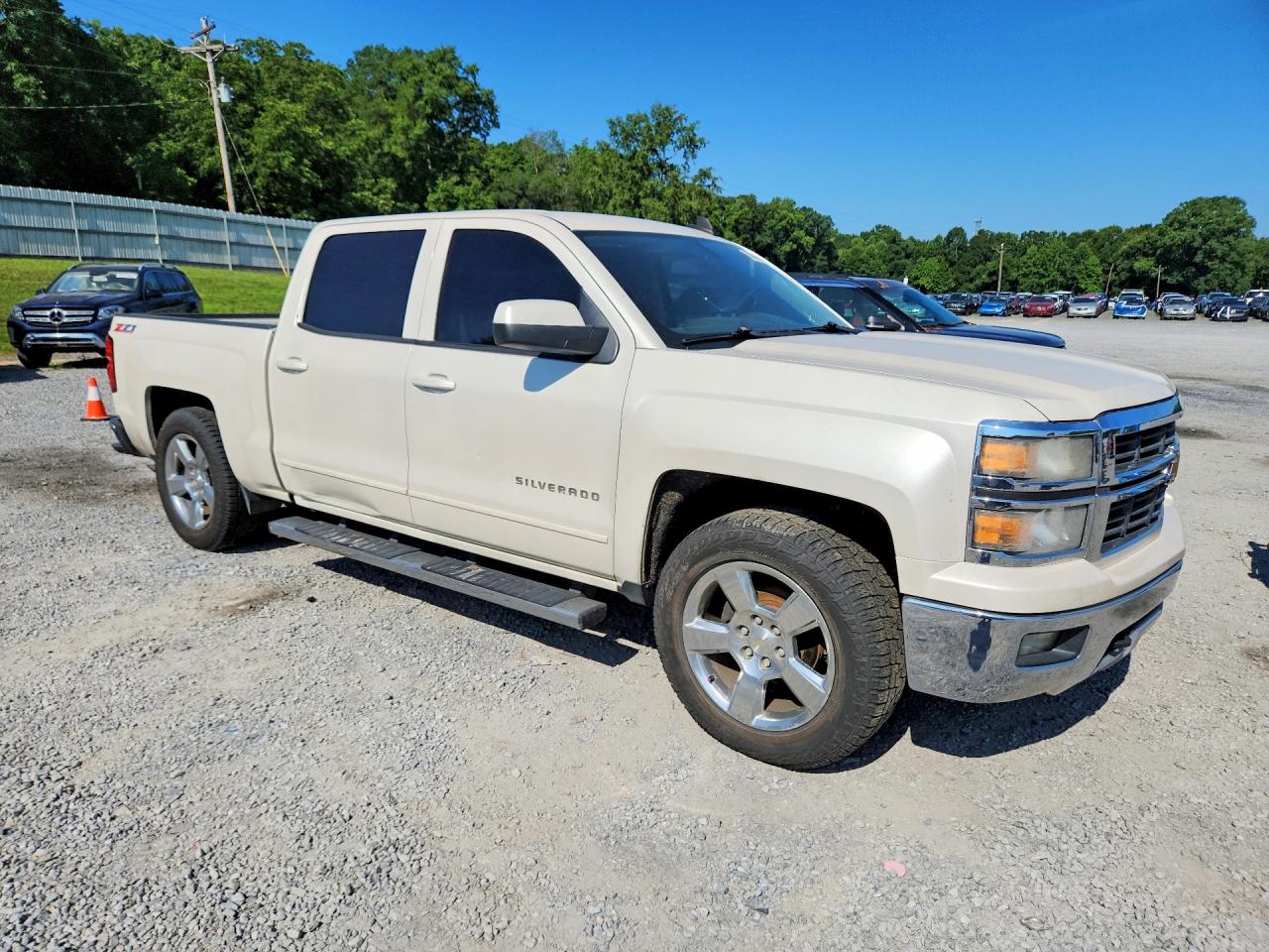 2015 Chevrolet Silverado C1500 Lt White vin: 3GCPCREC0FG258763