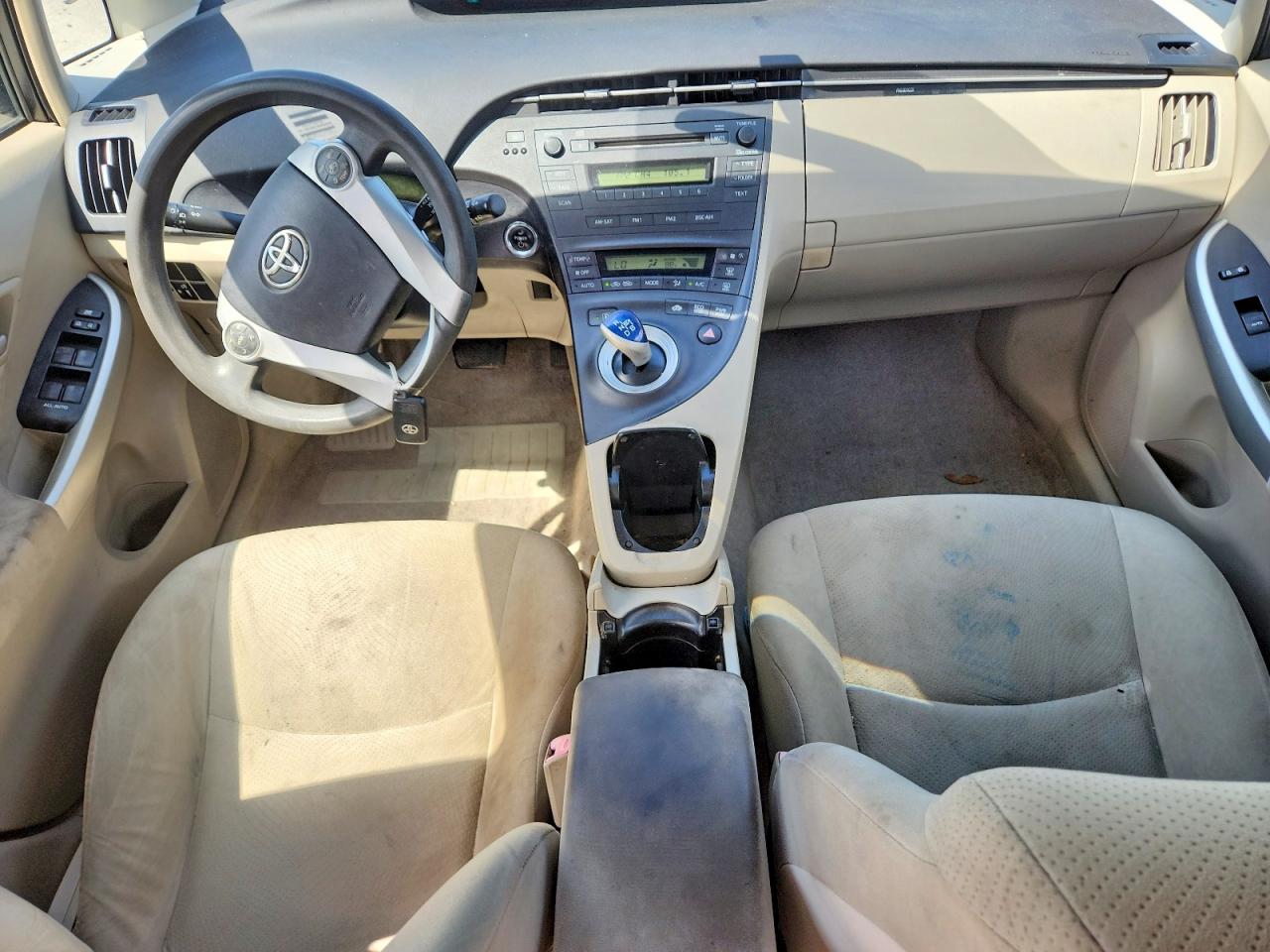 2010 Toyota Prius Ii White vin: JTDKN3DU0A0077607