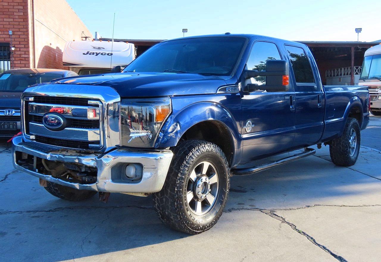 2011 Ford F250 Super Duty Blue vin: 1FT7W2BT4BEC86361