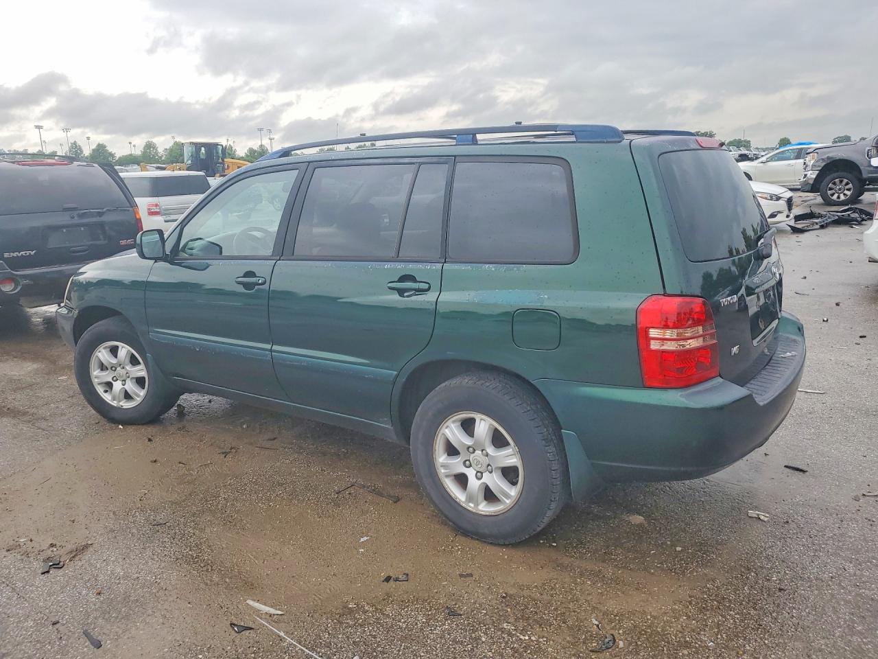 2002 Toyota Highlander Limited Green vin: JTEGF21A920033027