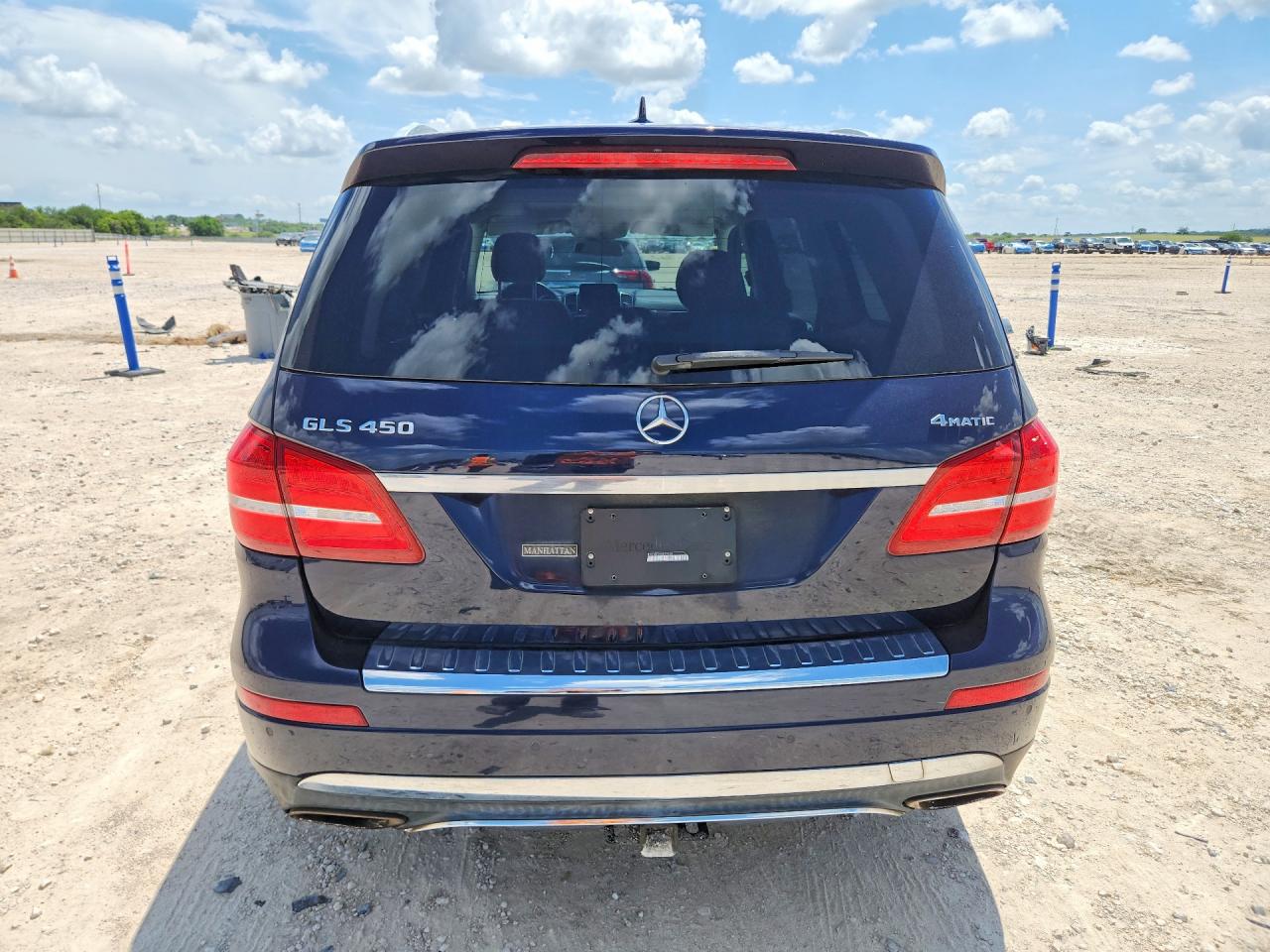 2017 Mercedes-benz Gls 450 4matic Blue vin: 4JGDF6EEXHA829635