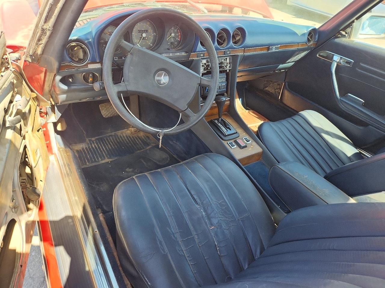 1980 Mercedes-benz Sl Sl450 Red vin: 10704412058527