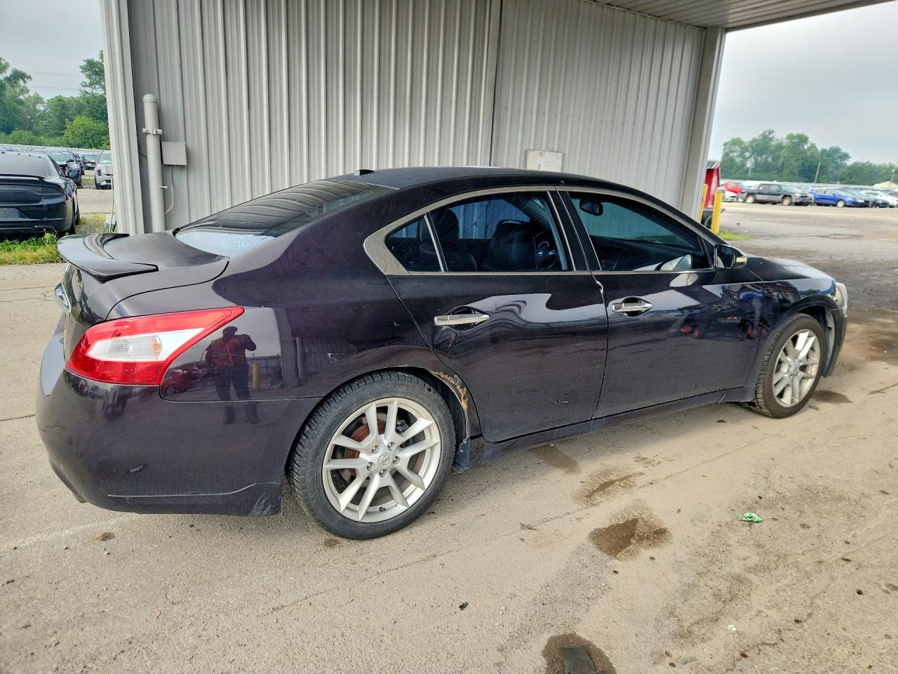 2010 Nissan Maxima 3.5 S Black vin: 1N4AA5APXAC812017