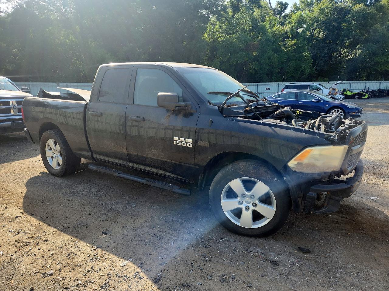2015 Ram 1500 St Черный vin: 1C6RR6FT6FS505434