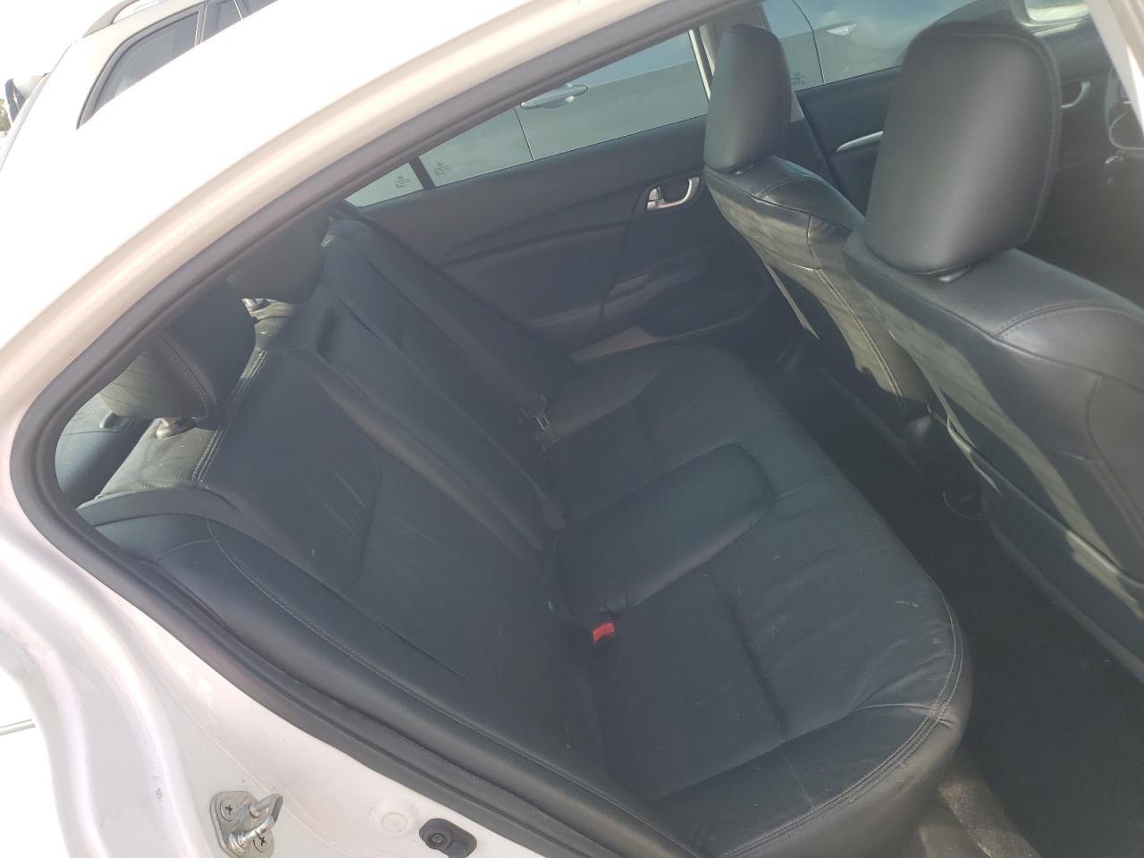 2015 Honda Civic Exl White vin: 19XFB2F95FE079378