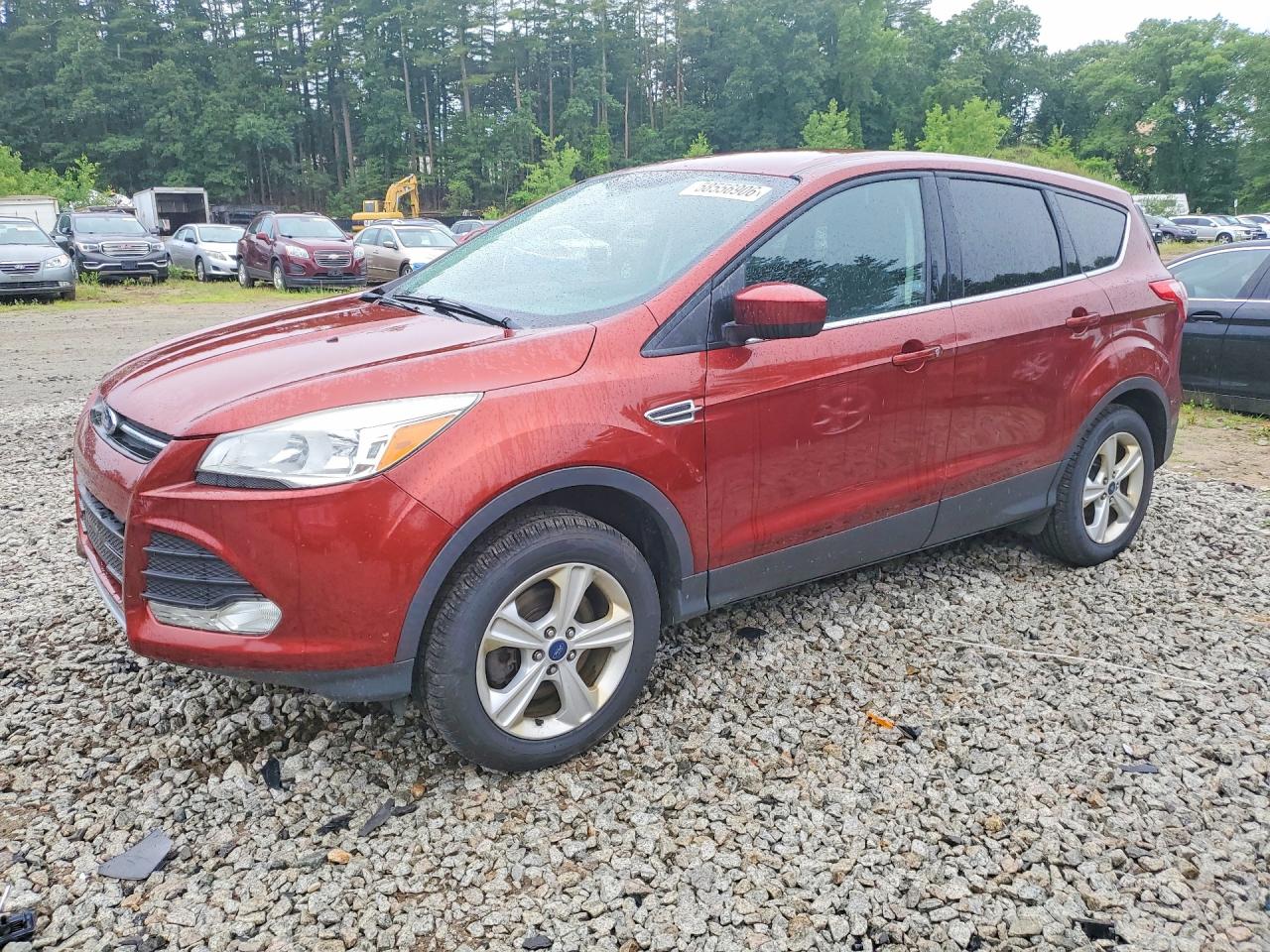 2015 Ford Escape Se Red vin: 1FMCU9GX5FUC84912