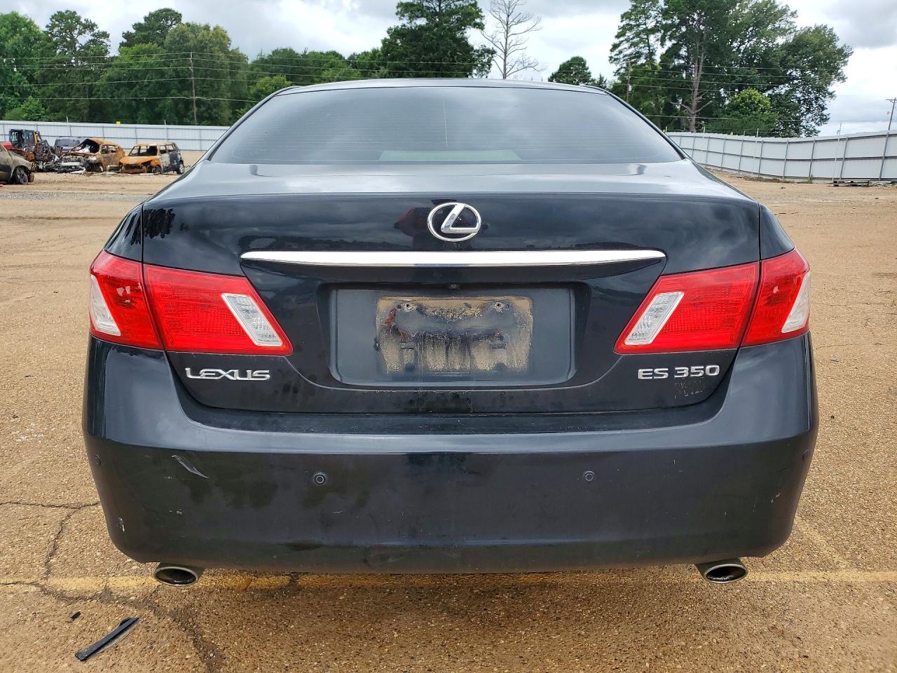 2008 Lexus Es 350 Black vin: JTHBJ46G382220796