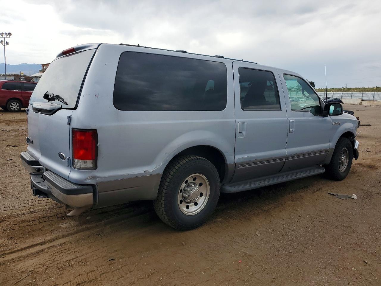 2001 Ford Excursion Xlt Blue vin: 1FMNU40L21EC08618