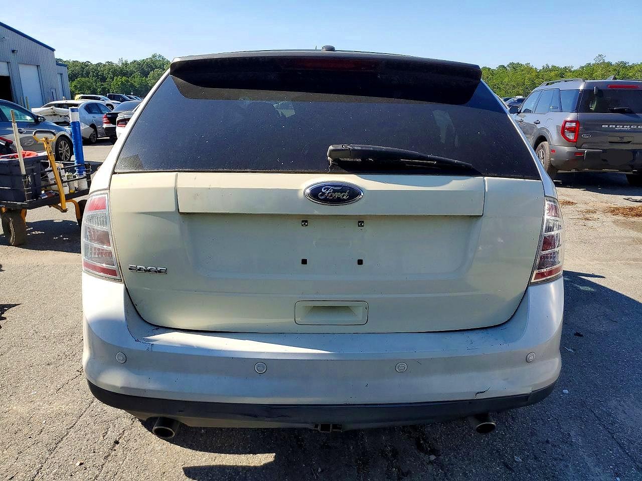 2010 Ford Edge Sel White vin: 2FMDK3JC7ABA12700