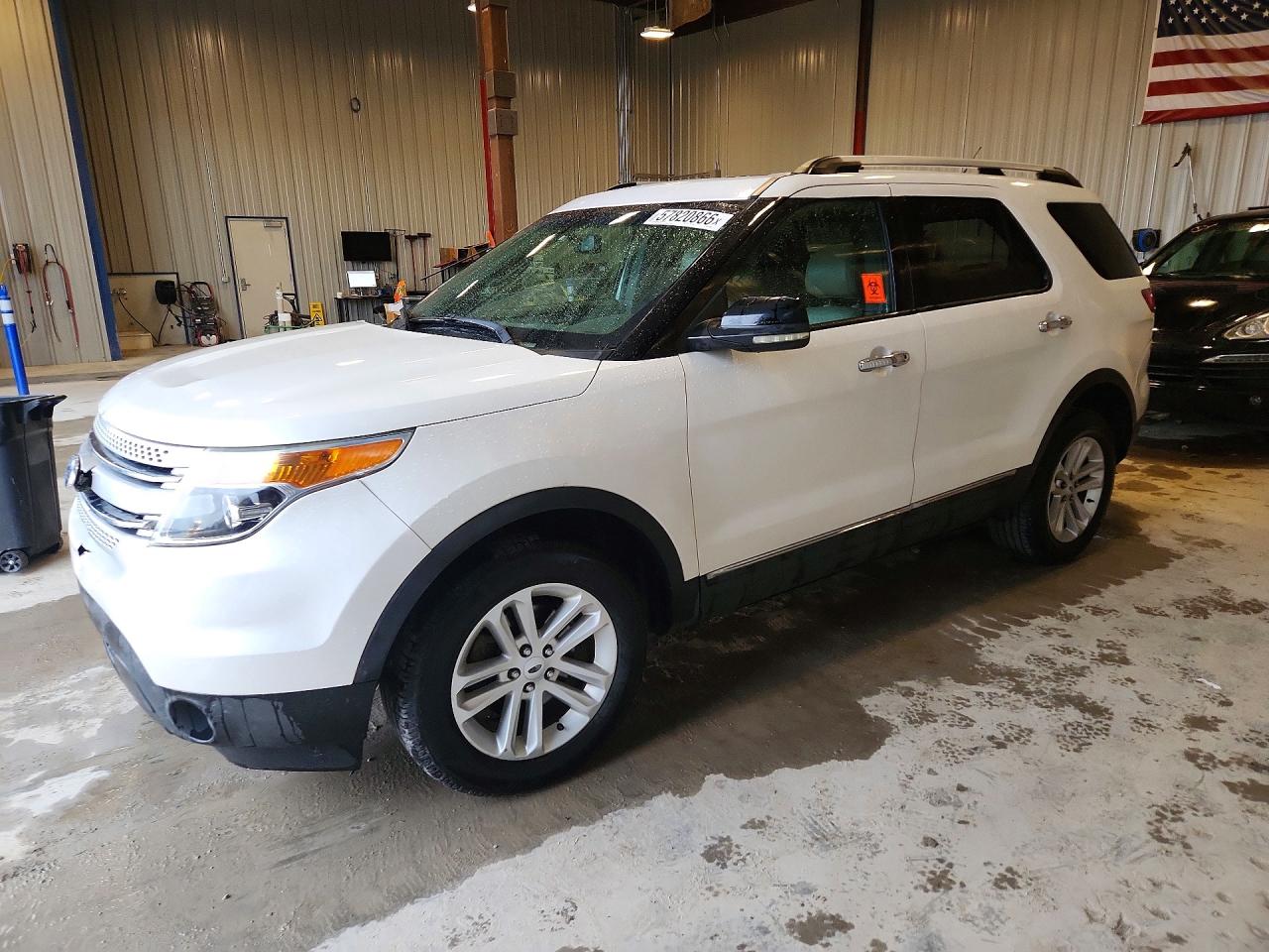 2012 Ford Explorer Xlt White vin: 1FMHK8D89CGA96858